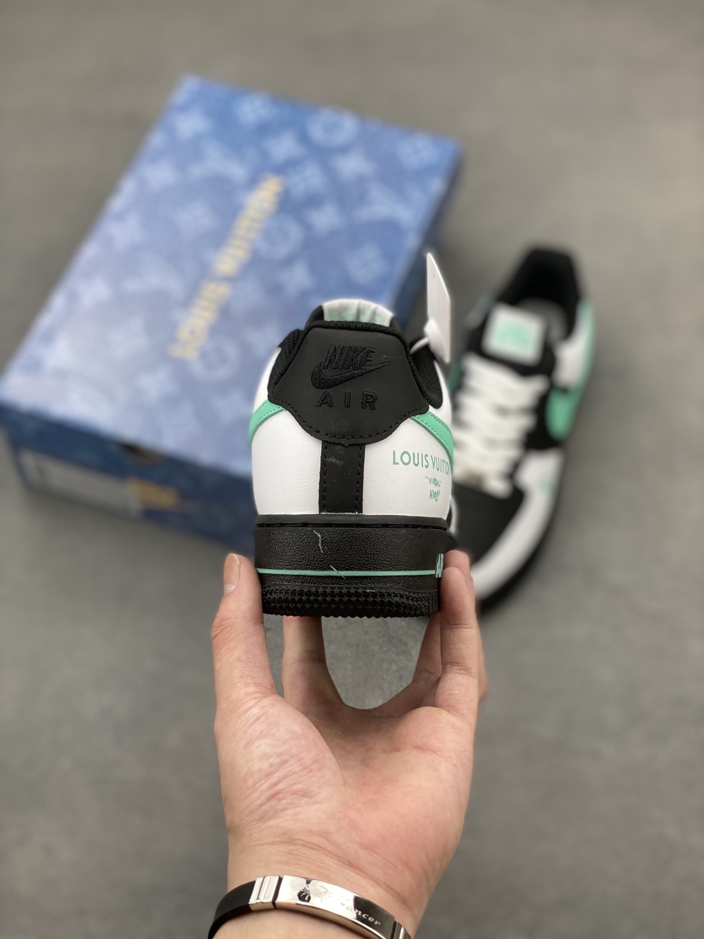 Nike Air Force 1 '07 Low Black/White/Mint Sneaker - Limited Edition 5 i1749410260690 4593 0 3