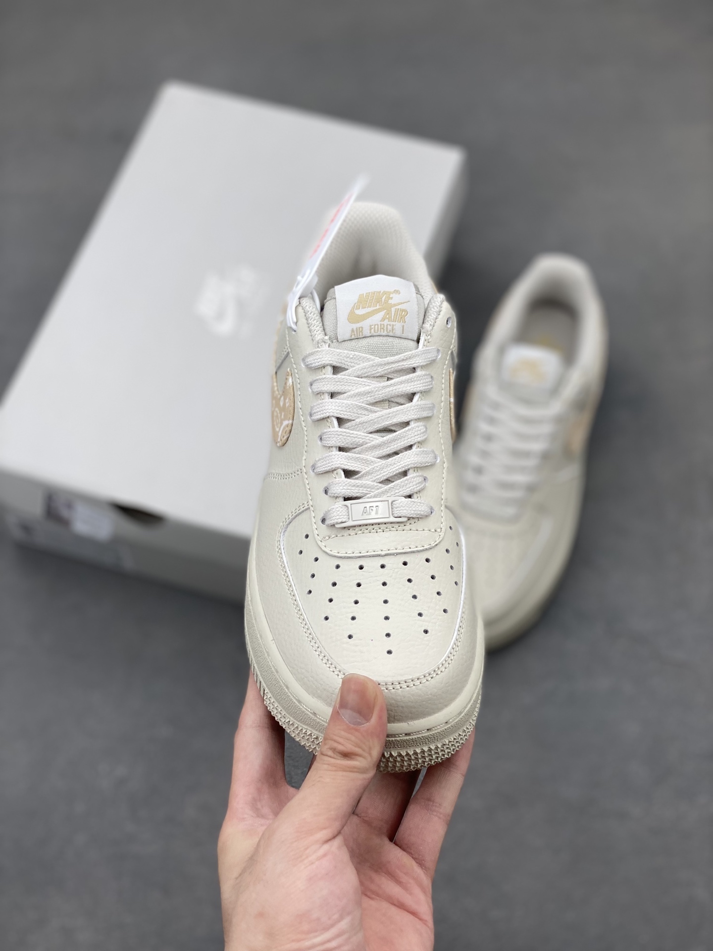 Nike Air Force 1 '07 Low Beige Paisley Sneakers IH2051-072 3 i1749410368480 2770 0 1