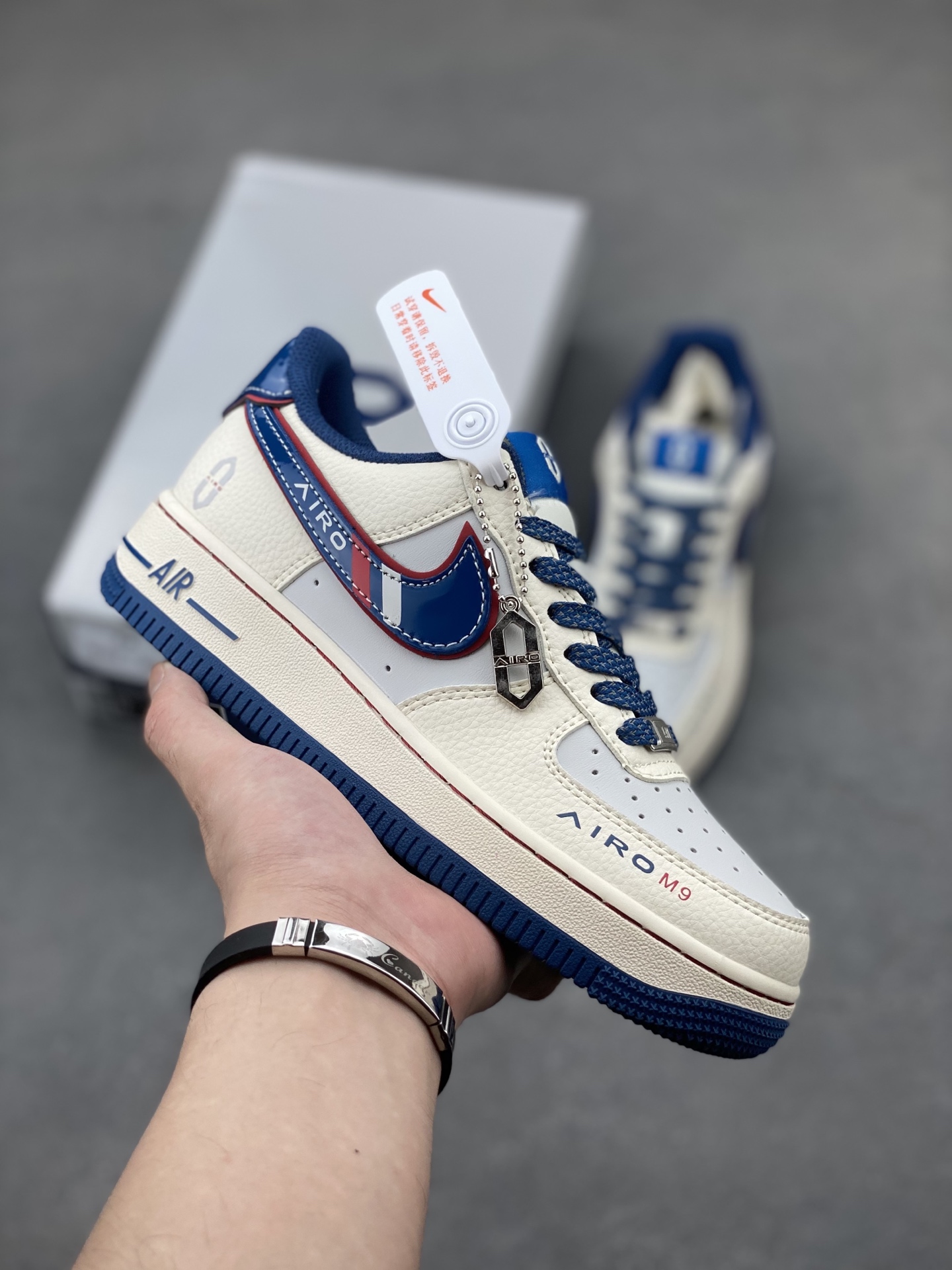 Nike Air Force 1 '07 Low White/Blue Limited Edition Sneakers (All Sizes) 2 i1749410506486 4128 0 0