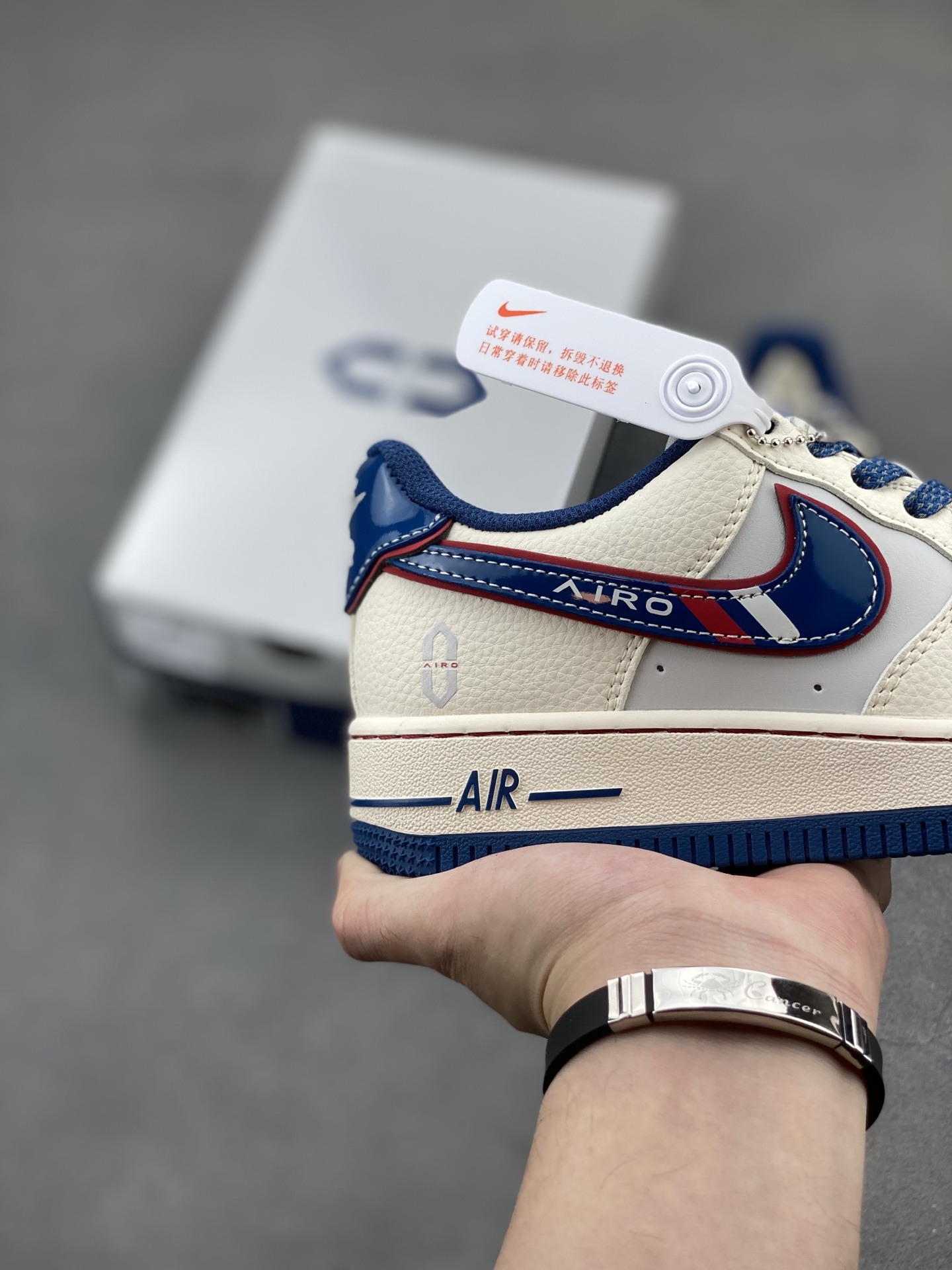 Nike Air Force 1 '07 Low White/Blue Limited Edition Sneakers (All Sizes) 6 i1749410509867 637 0 4