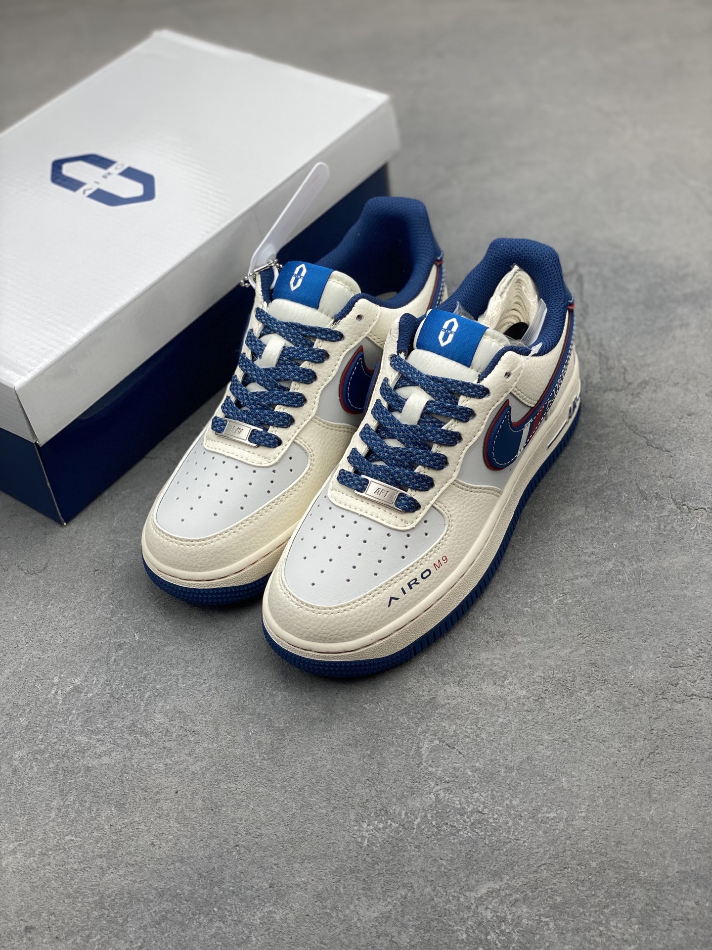 Nike Air Force 1 '07 Low White/Blue Limited Edition Sneakers (All Sizes) 9 i1749410521916 9455 0 7