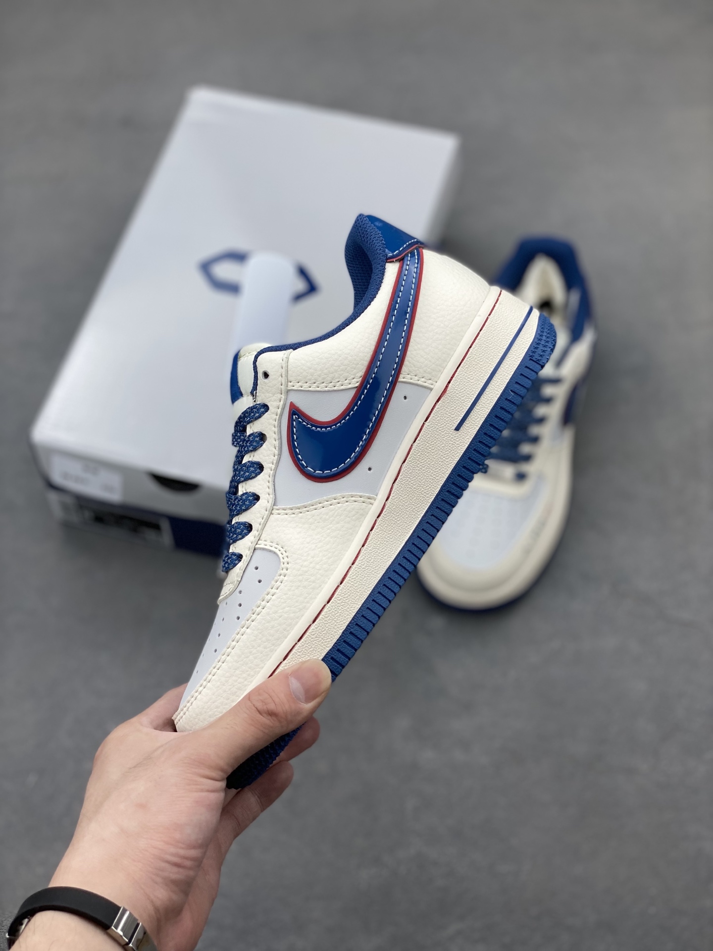 Nike Air Force 1 '07 Low White/Blue Limited Edition Sneakers (All Sizes) 4 i1749410522299 7257 0 2