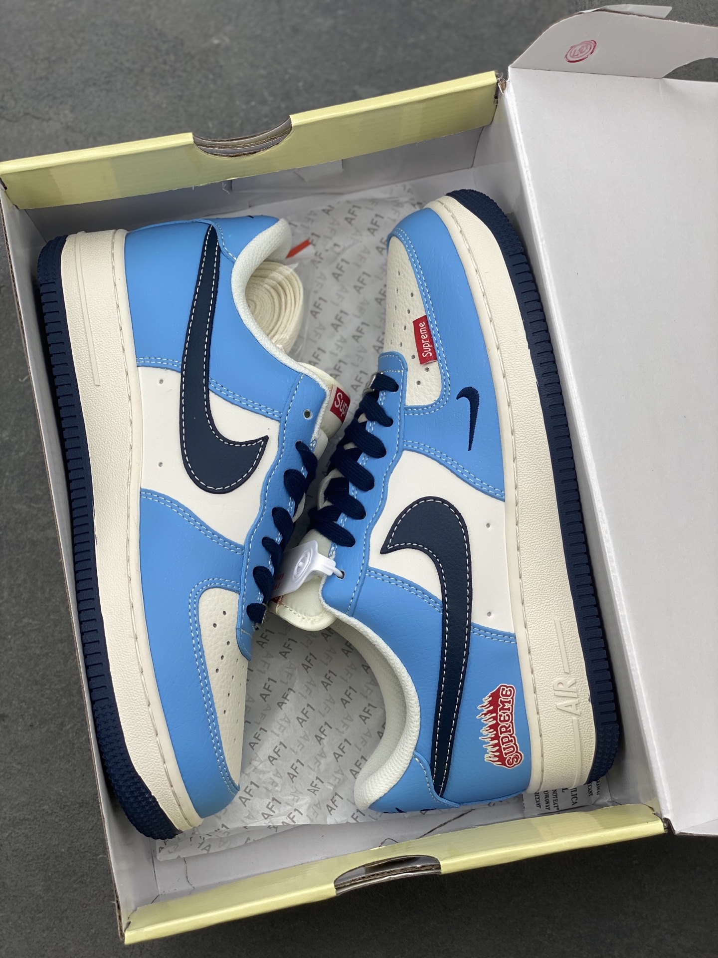Nike Air Force 1 '07 Low Blue/White Leather Sneaker Company Grade -Limited 10 i1749572423454 2752 0 8