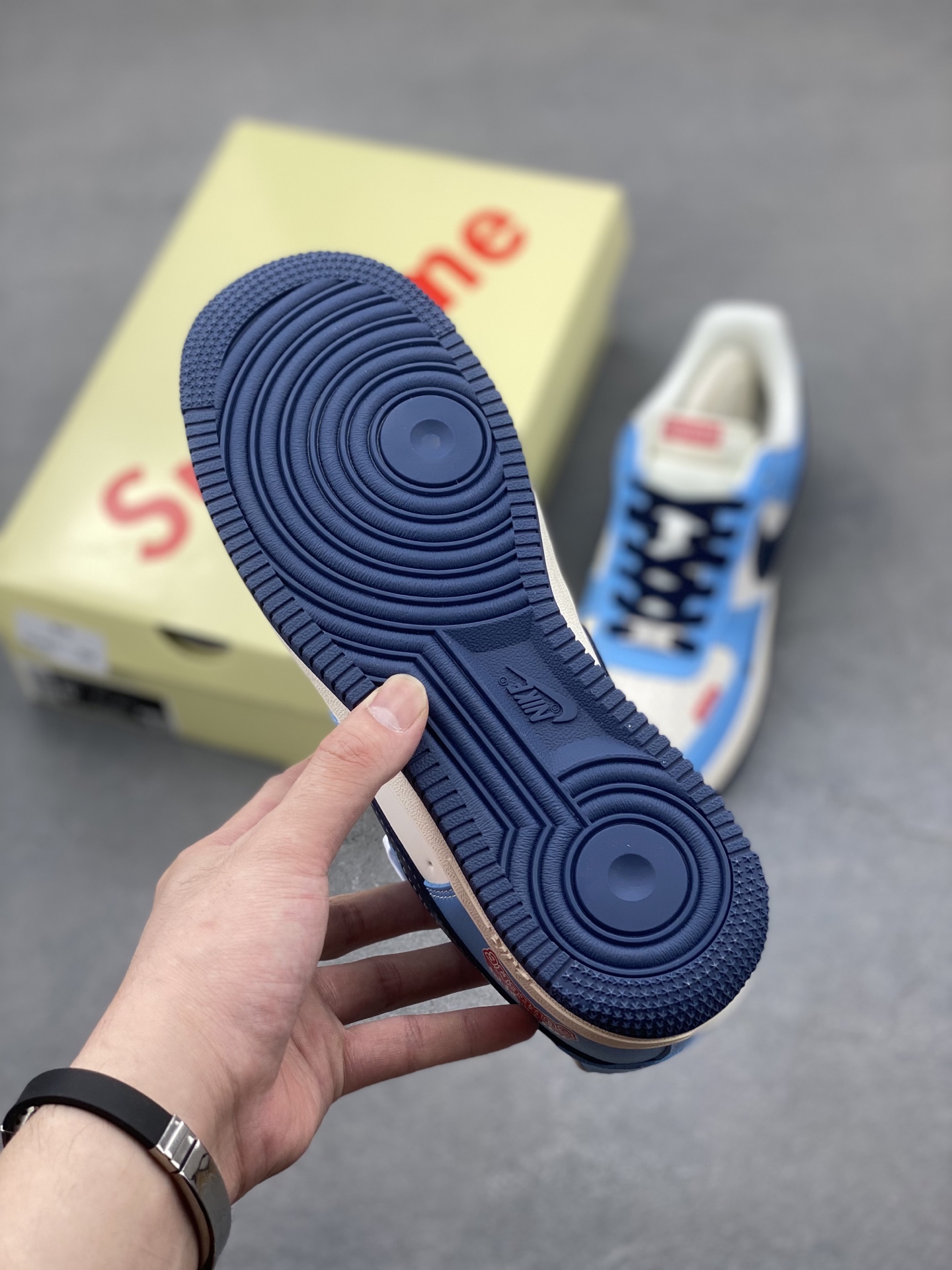 Nike Air Force 1 '07 Low Blue/White Leather Sneaker Company Grade -Limited 7 i1749572427830 7270 0 5