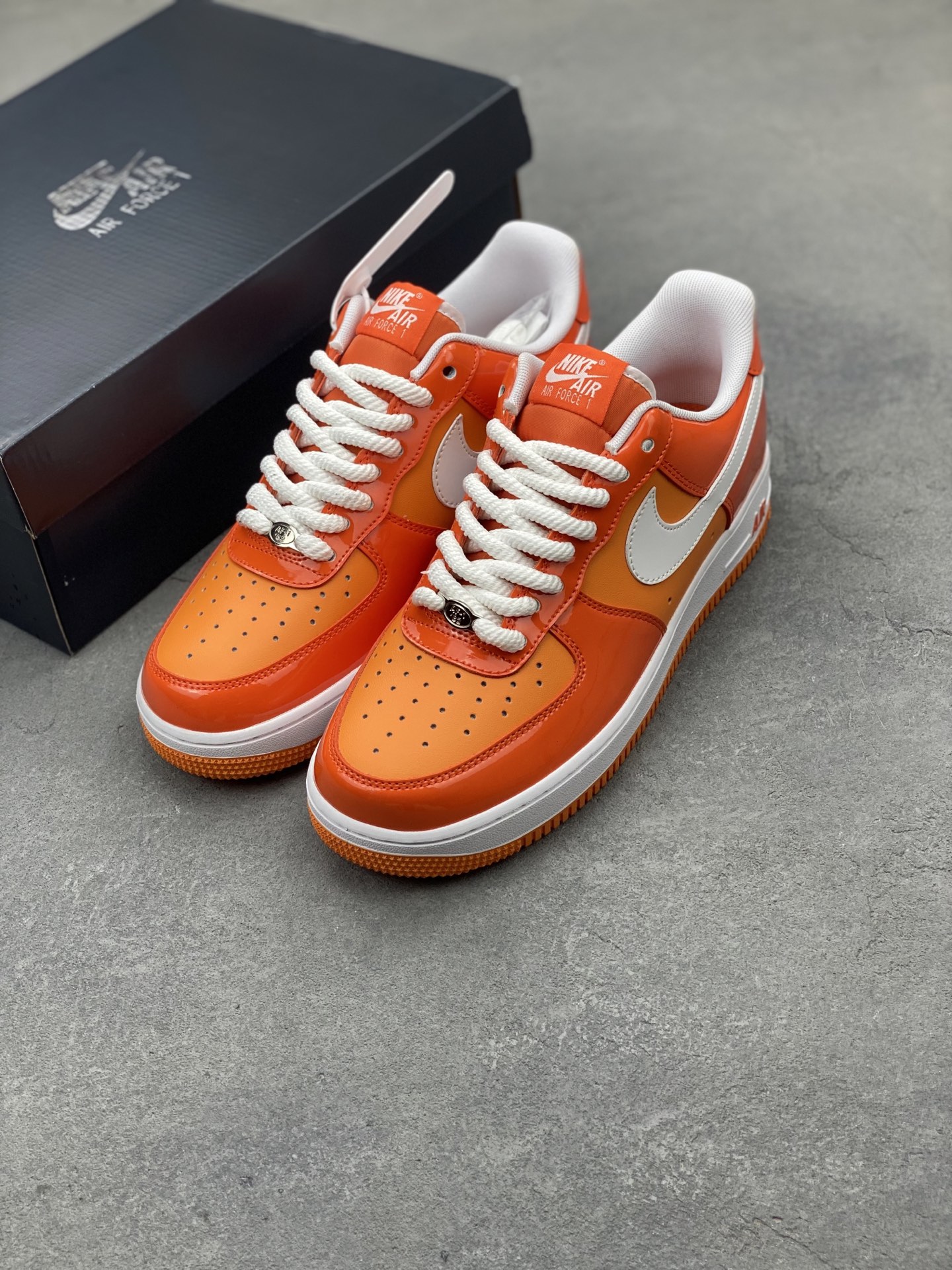 Nike Air Force 1 '07 Low Orange/White Limited Edition Sneakers 9 i1749572630170 1741 0 7