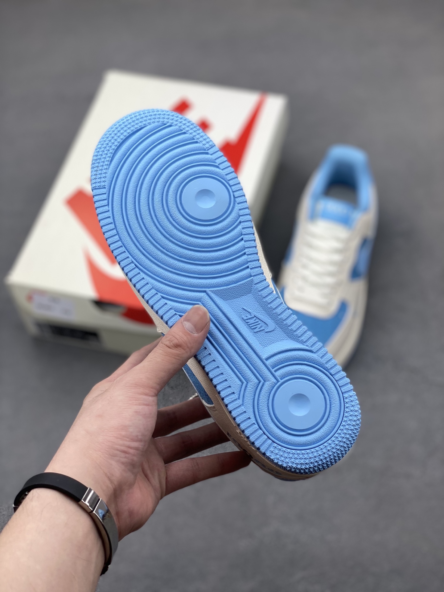 Nike Air Force 1 '07 Low White/Blue Custom Sneakers Designer Shoes 7 i1749572724496 4890 0 5