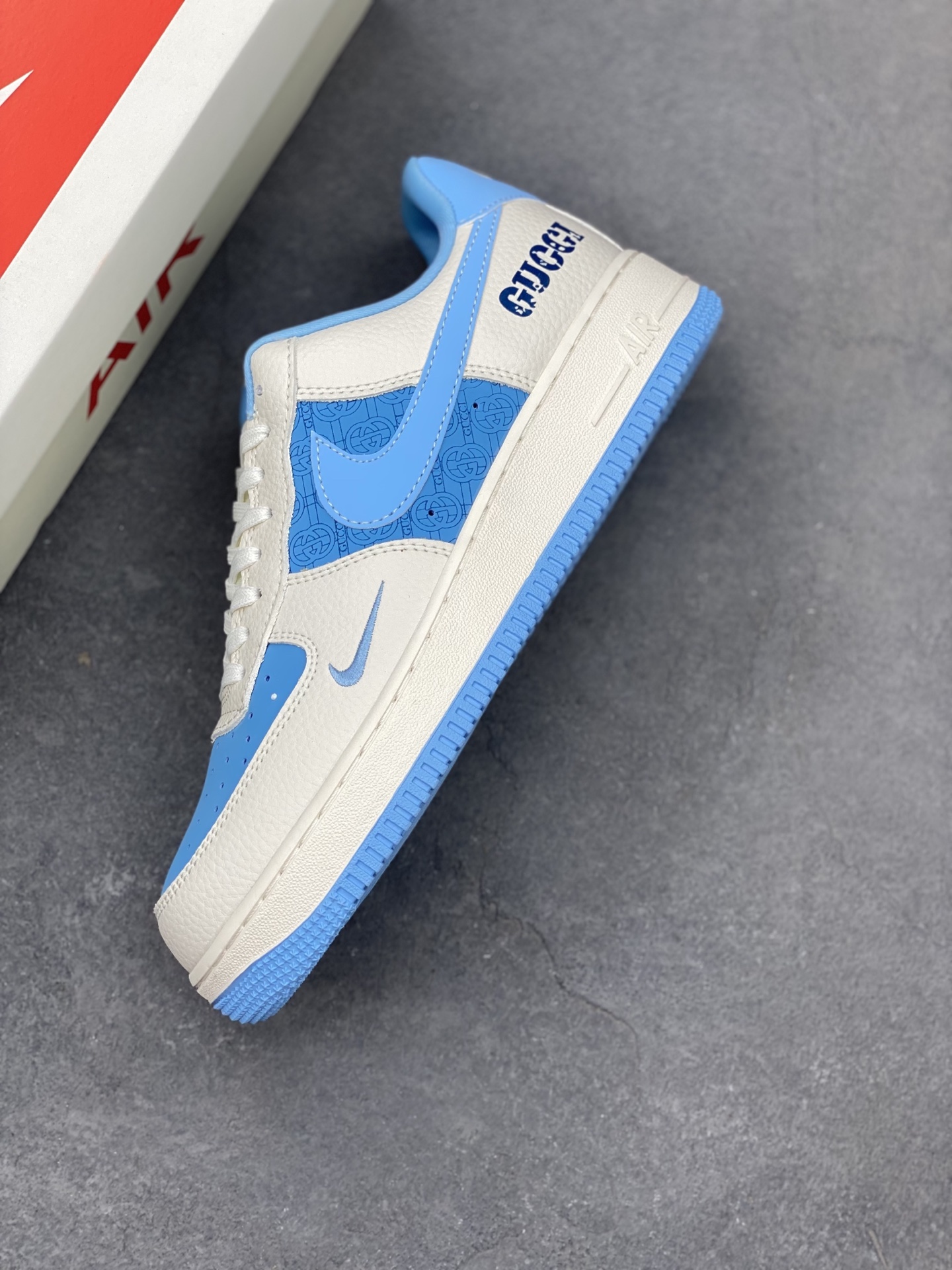 Nike Air Force 1 '07 Low White/Blue Custom Sneakers Designer Shoes 8 i1749572725696 580 0 6