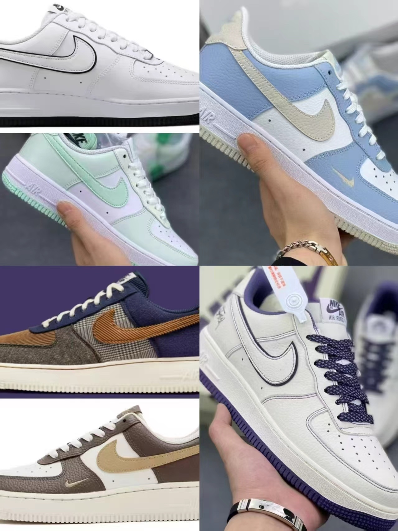 Stylish Air Force 1 Sneakers - Various Colors & Designs Available Now!