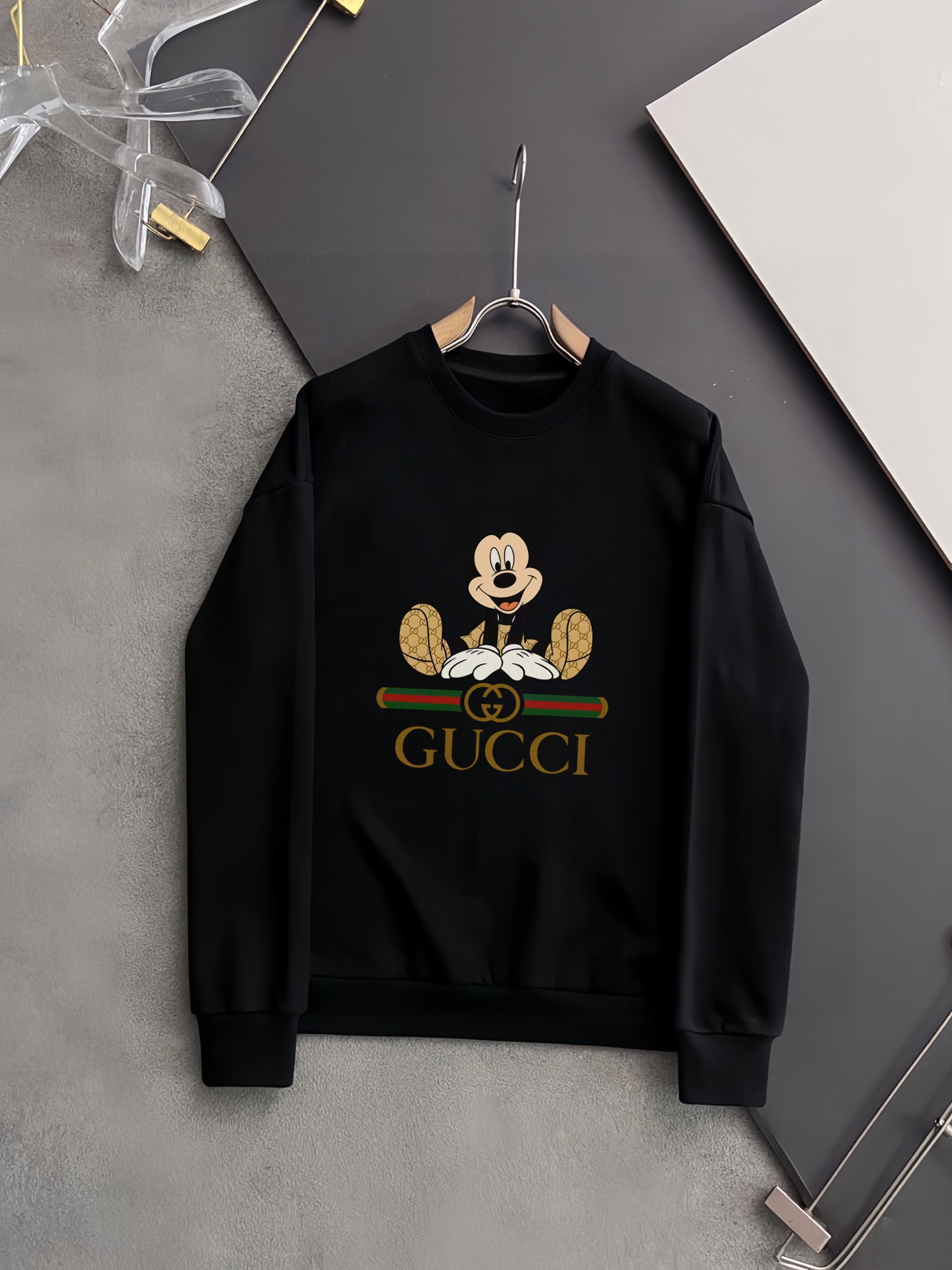 GUCCI 古驰 秋冬 新作 クラシックデザイン 丸首スウェットシャツ