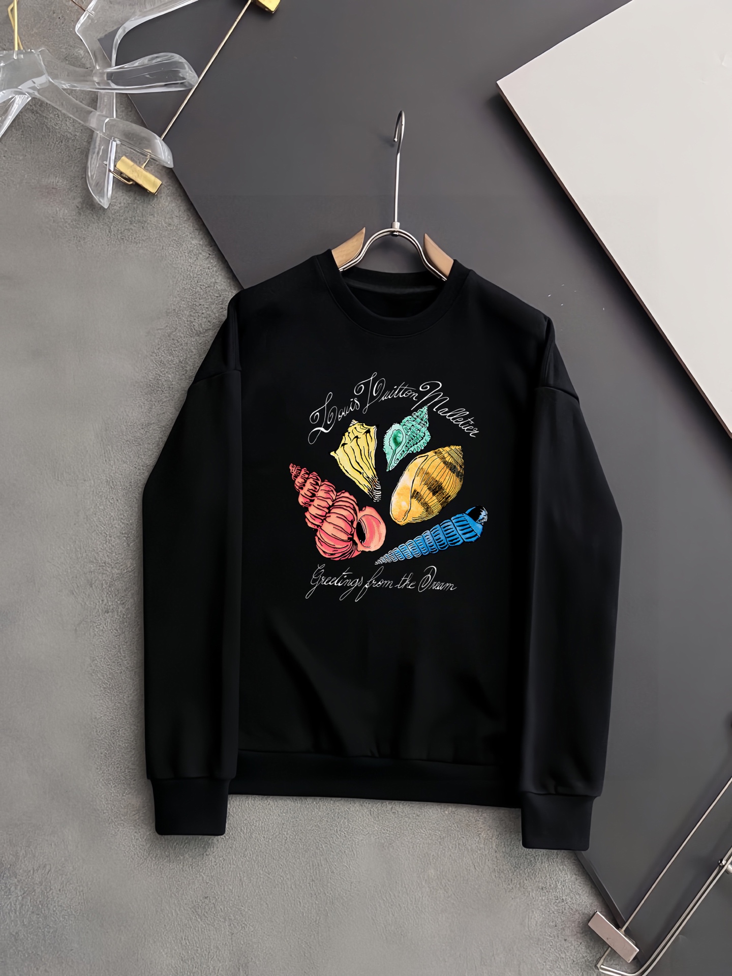 LV 驴牌 秋冬新作 個性派 クラシックデザイン 圆领卫衣