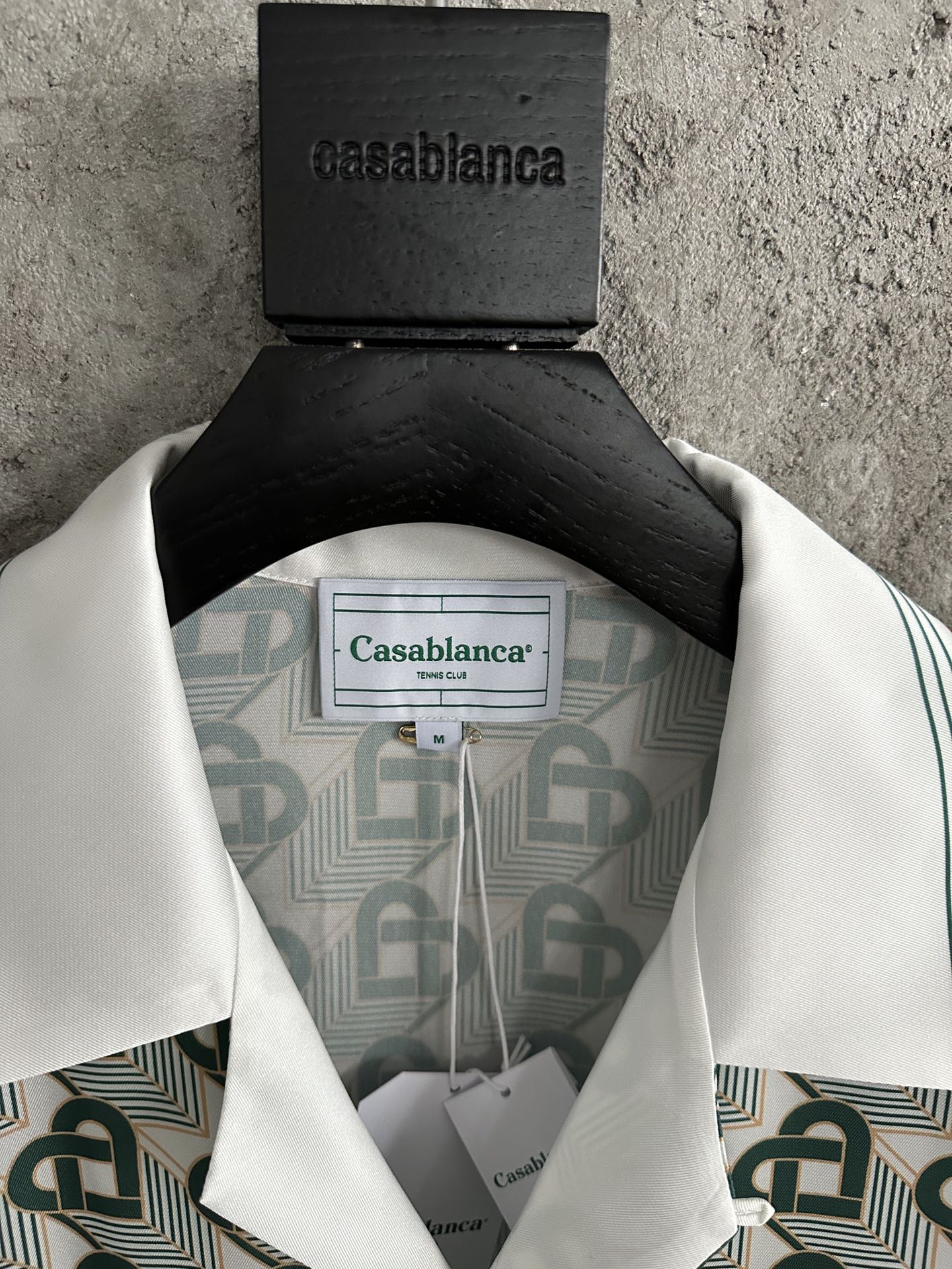 CASABLANCA Heart-Patterned Silk Short Sleeve Shirt - Luxury Fashion Top 9 i1697711508 1689 7