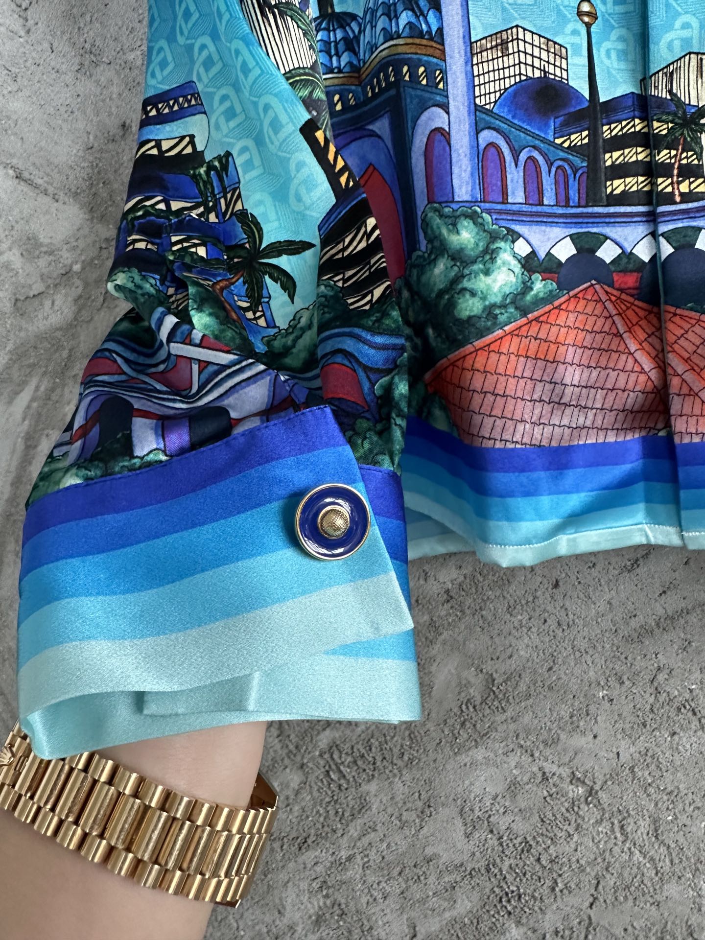 CASABLANCA 2024SS Silk Long Sleeve Shirt with Cityscape Print 8 i1699429685 8952 6