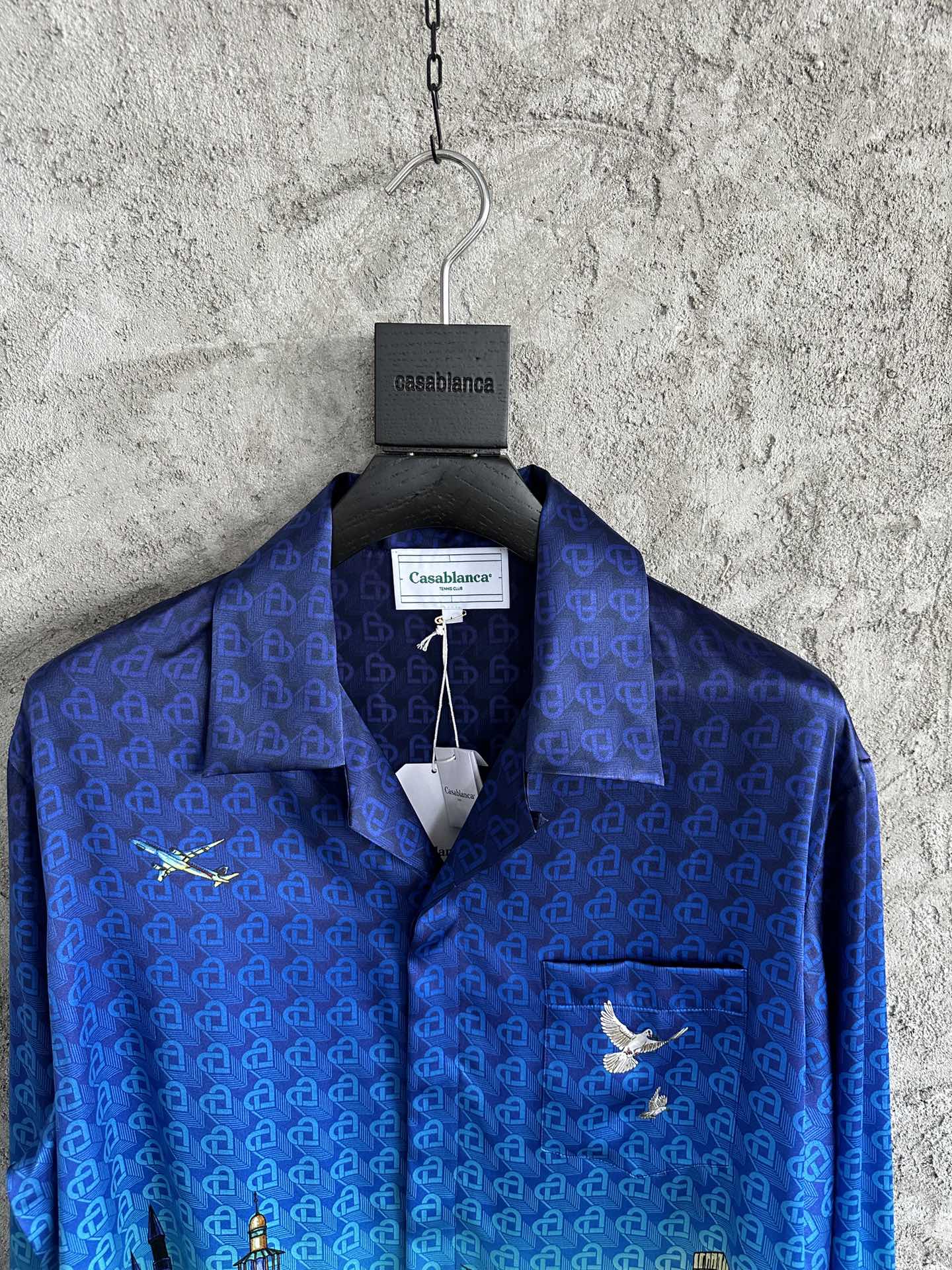 CASABLANCA 2024SS Silk Long Sleeve Shirt with Cityscape Print 4 i1699429685 9833 2