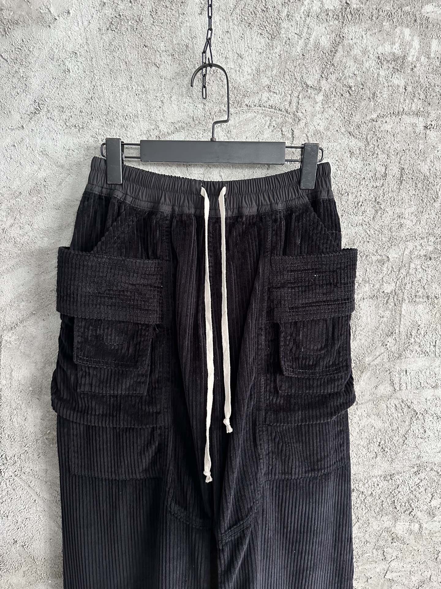 Rick Owens DRKSHDW Corduroy Wide Leg Pants with Multi-Pocket Design 3 i1712297124 6634 0