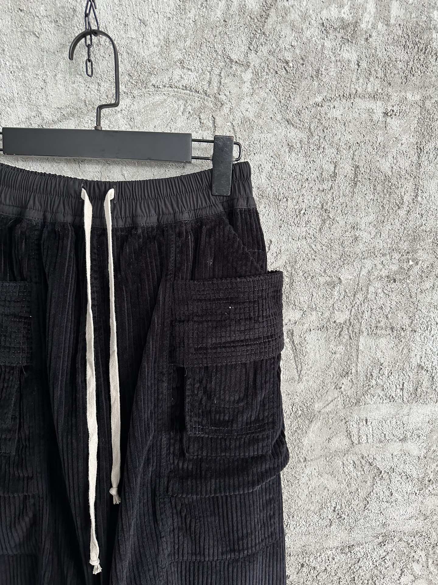 Rick Owens DRKSHDW Corduroy Wide Leg Pants with Multi-Pocket Design 6 i1712297125 5500 6