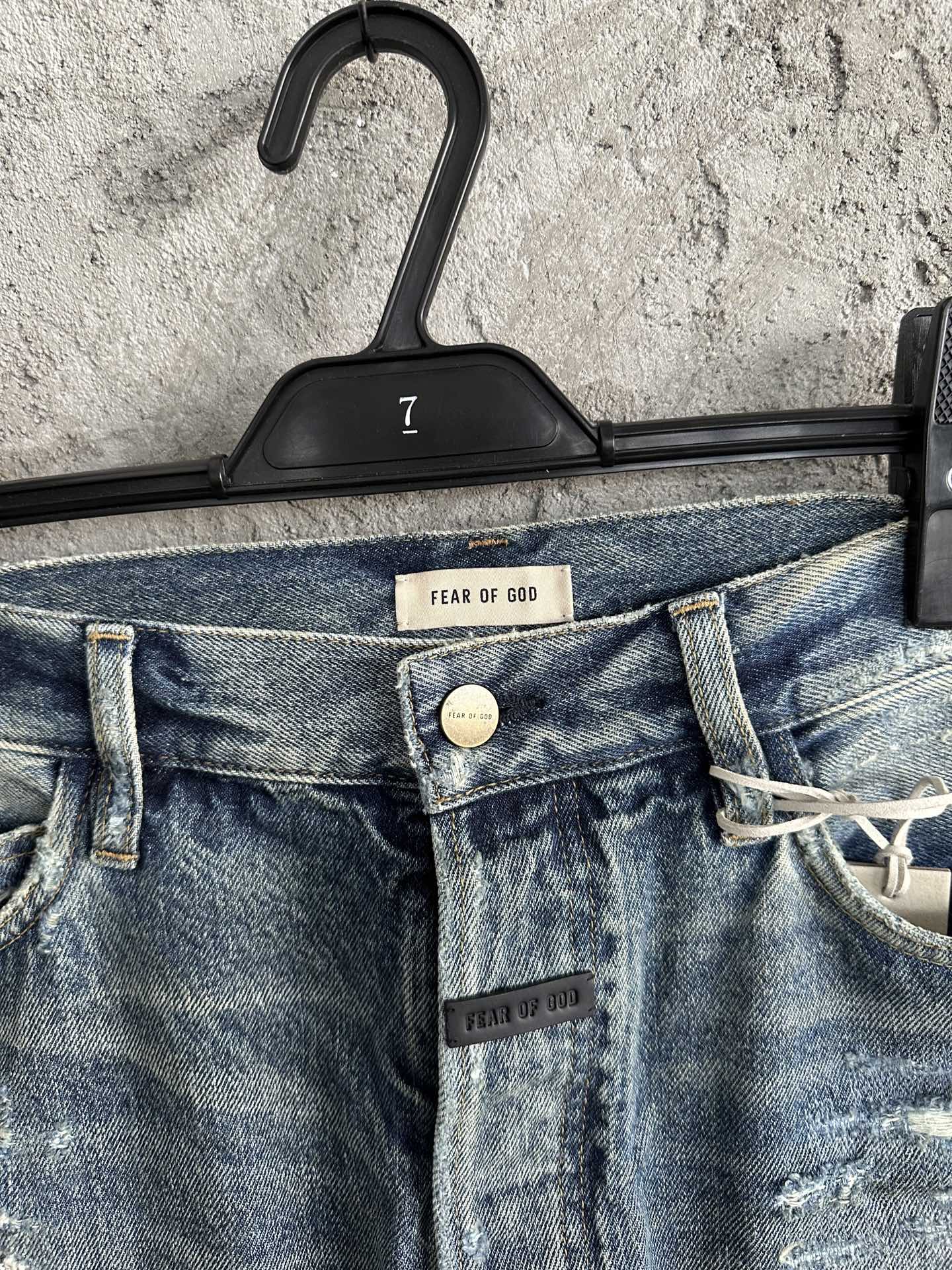Fear of God Distressed Denim Jeans - Premium Quality, Unique Wash & Detailing 6 i1737569683171 3354 0 3