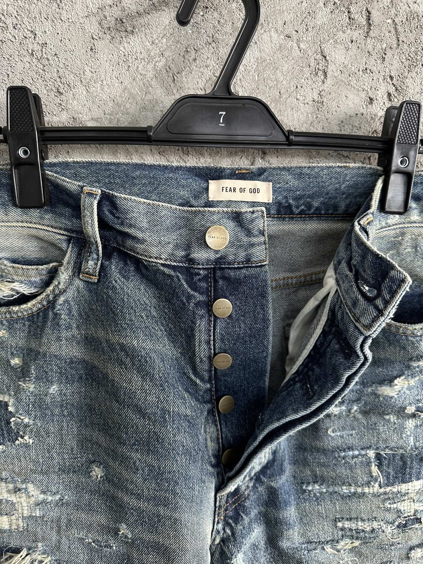 Fear of God Distressed Denim Jeans - Premium Quality, Unique Wash & Detailing 10 i1737569683176 6353 0 7