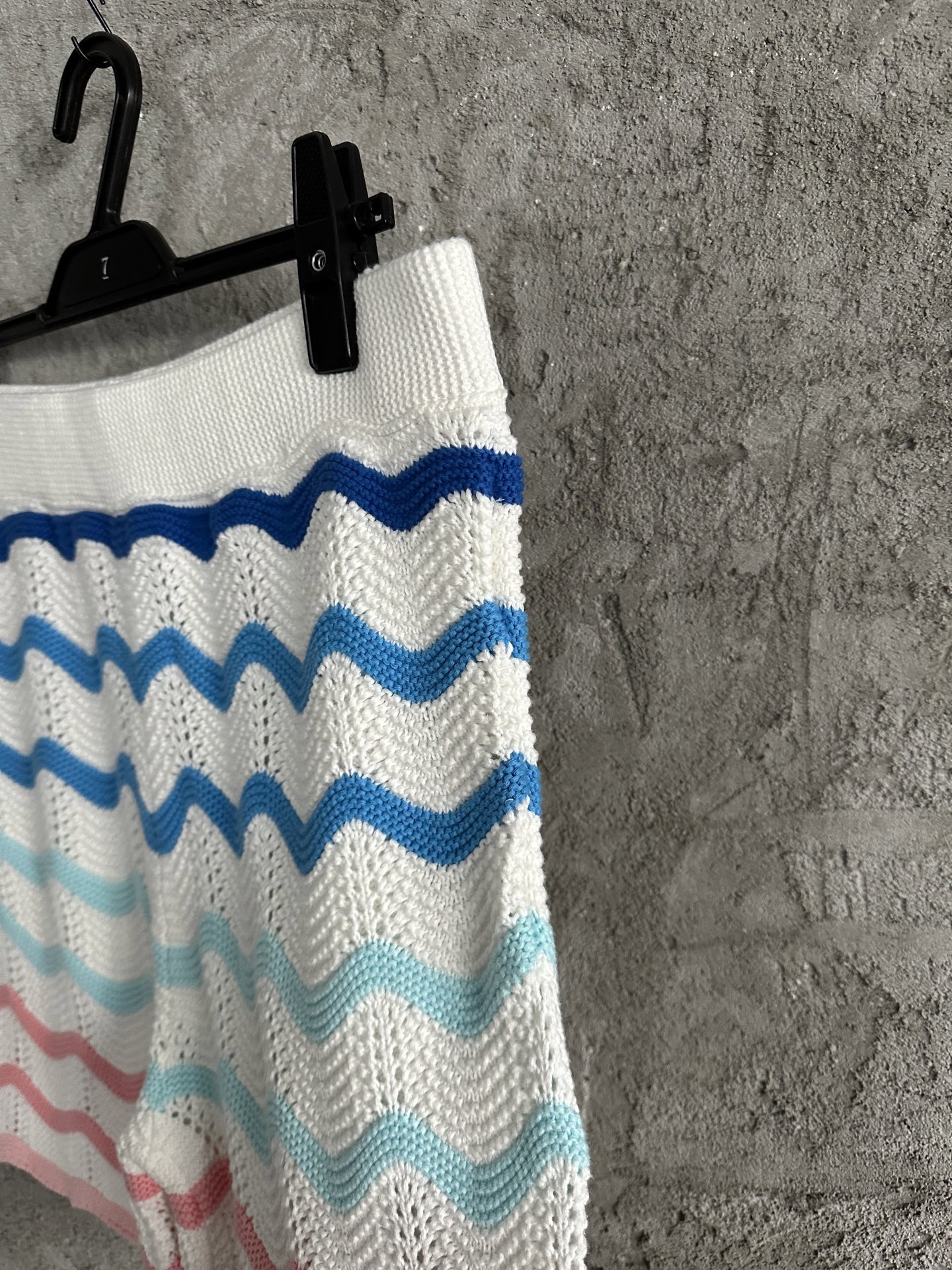 Casablanca Pink Wave Knit Shorts - Luxury Cotton Blend, Designer Style 5 i1742451878773 4666 0 2