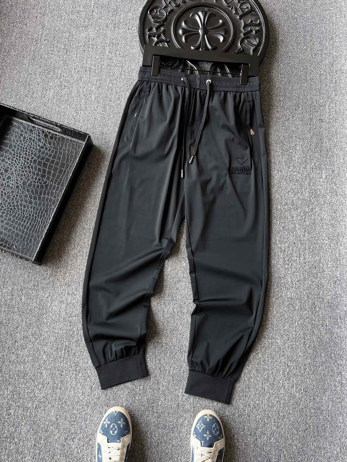 Prada Designer
 Clothing Pants & Trousers Unisex Silica Gel Spandex Leggings