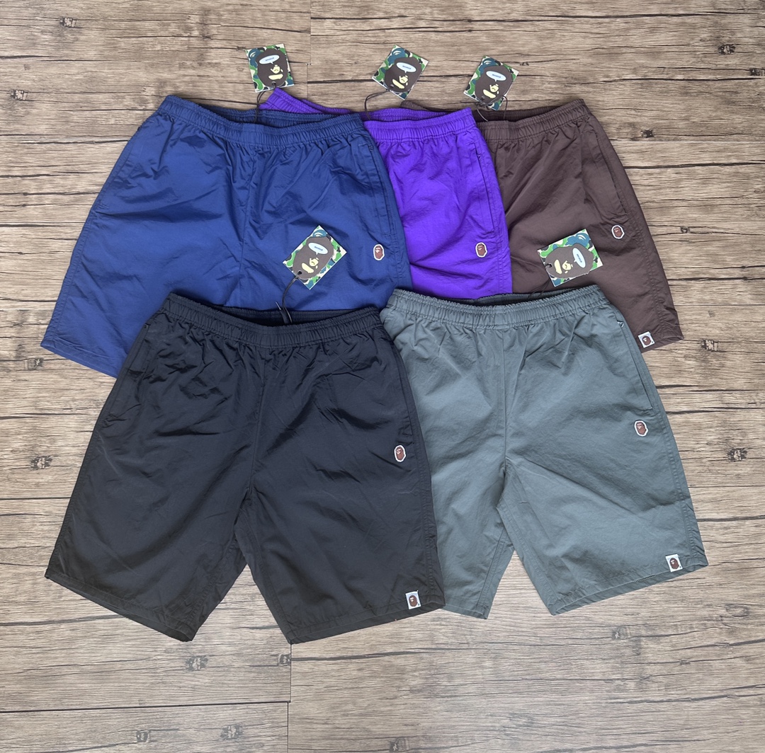 Aape Kleding Korte Broek Zwart Koffiekleur Groen Paars Zomercollectie Casual