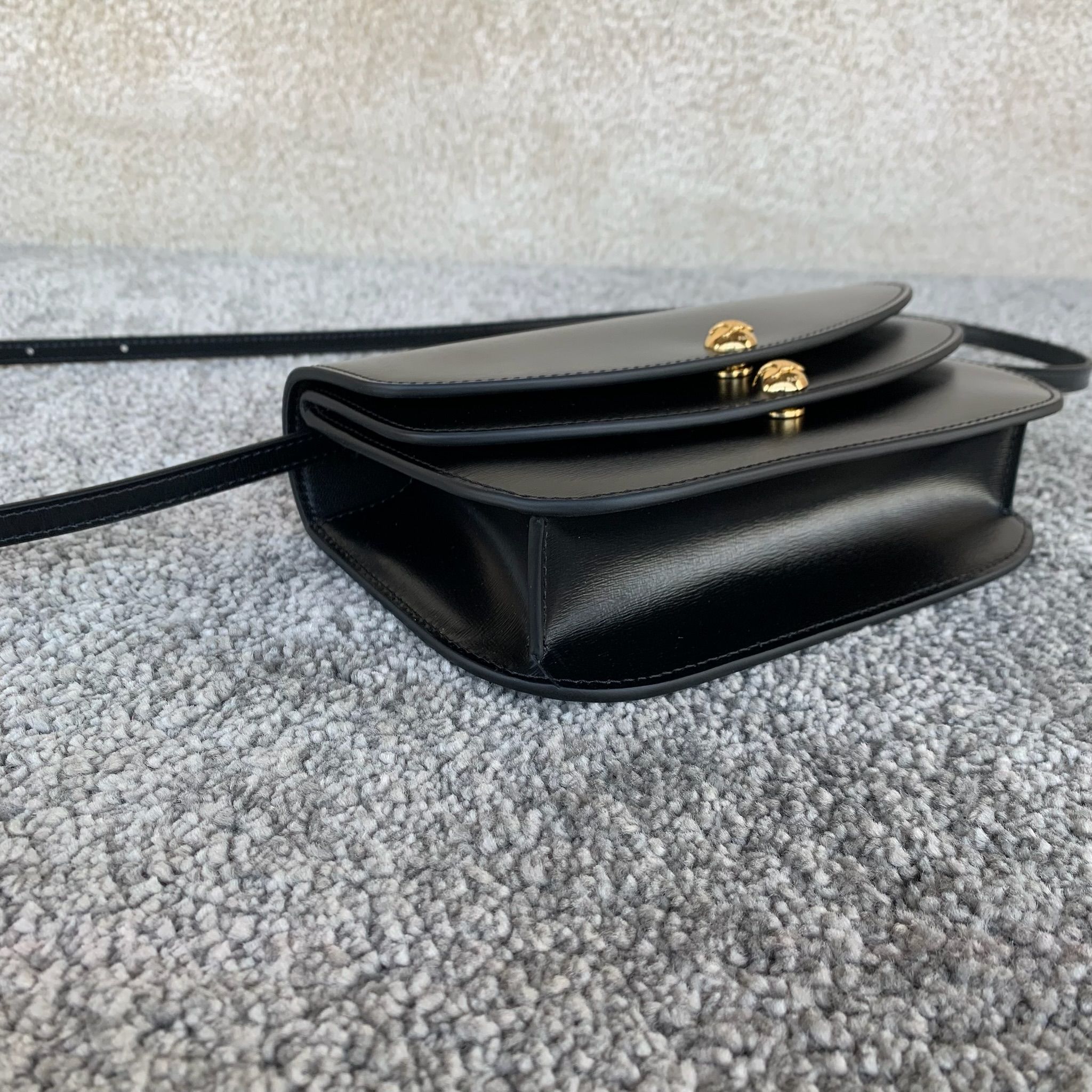 DUO饰带钱包(20X 13X 6厘米)牛皮革牛皮革/织物金色饰面按扣开合1个主隔层1个内侧扁平口袋4个