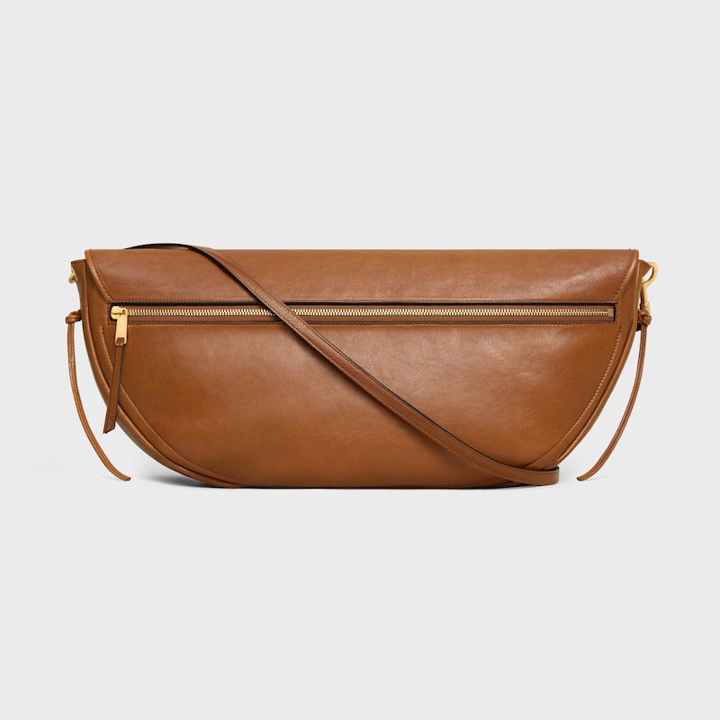 SOFT TRIOMPHE HALFMOON 手袋46X19X10厘米)羊皮革牛皮绒面革衬里金色饰面肩背