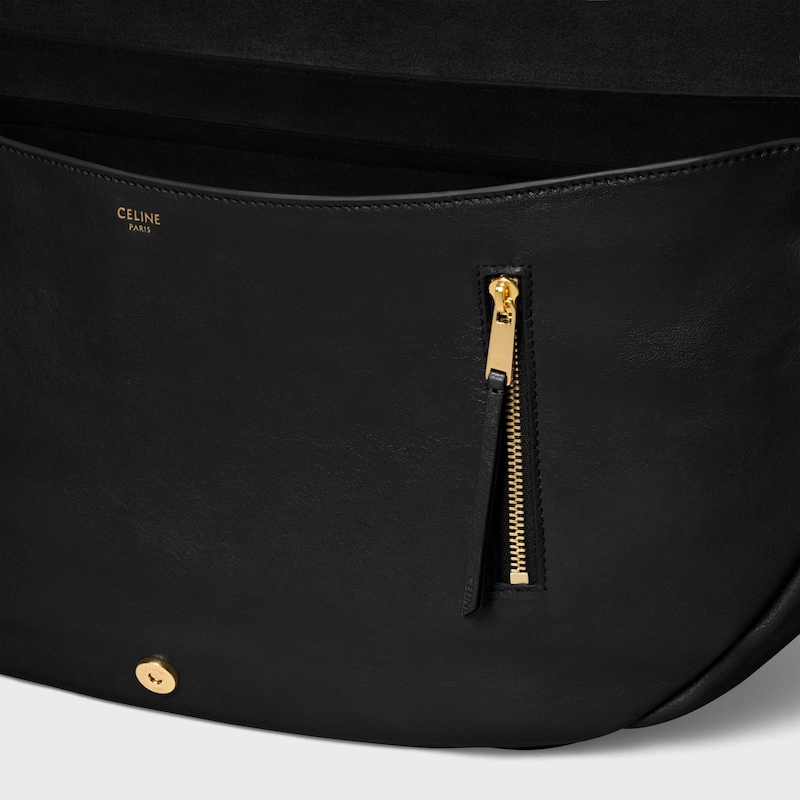 SOFT TRIOMPHE HALFMOON 手袋46X19X10厘米)羊皮革牛皮绒面革衬里金色饰面肩背