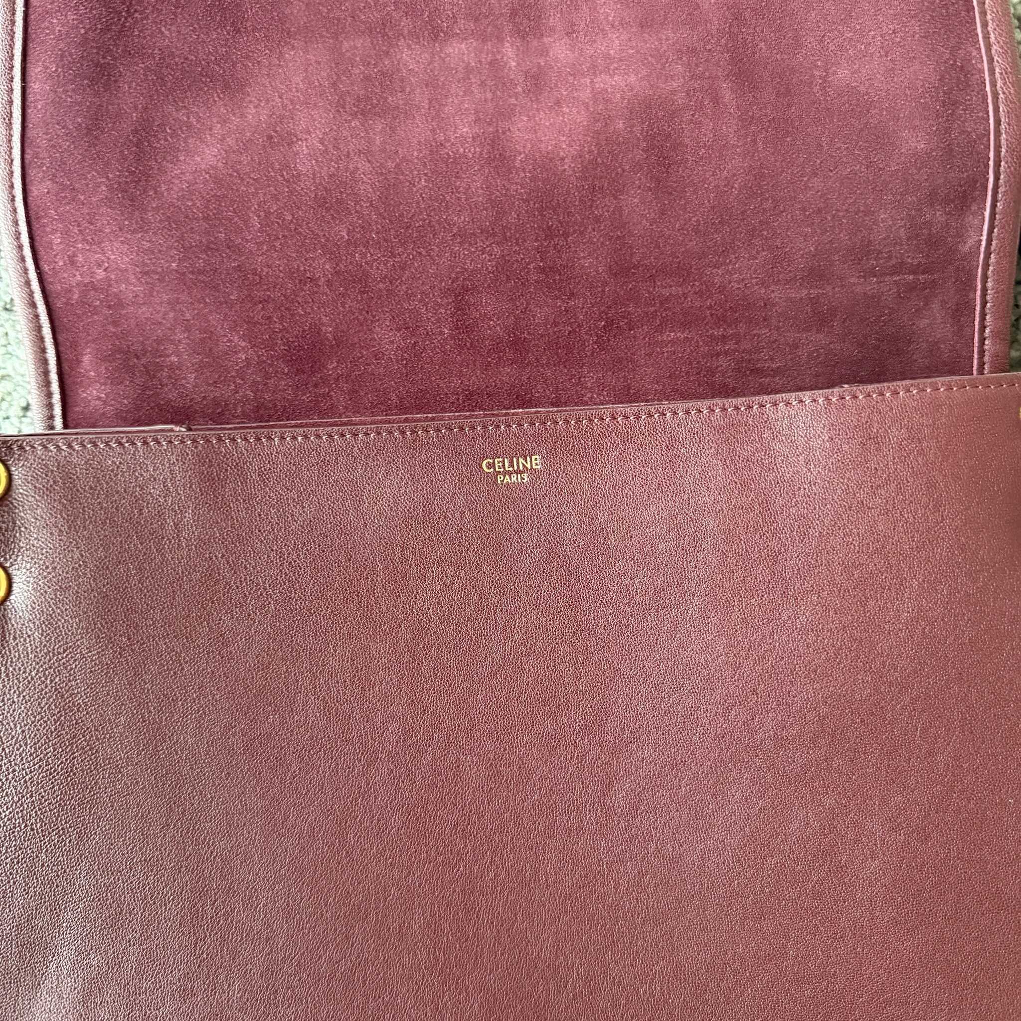 SOFT TRIOMPHE BESACE手袋(32X2X26厘米)羊皮革牛剖层革衬里金色饰面肩背，斜挎T