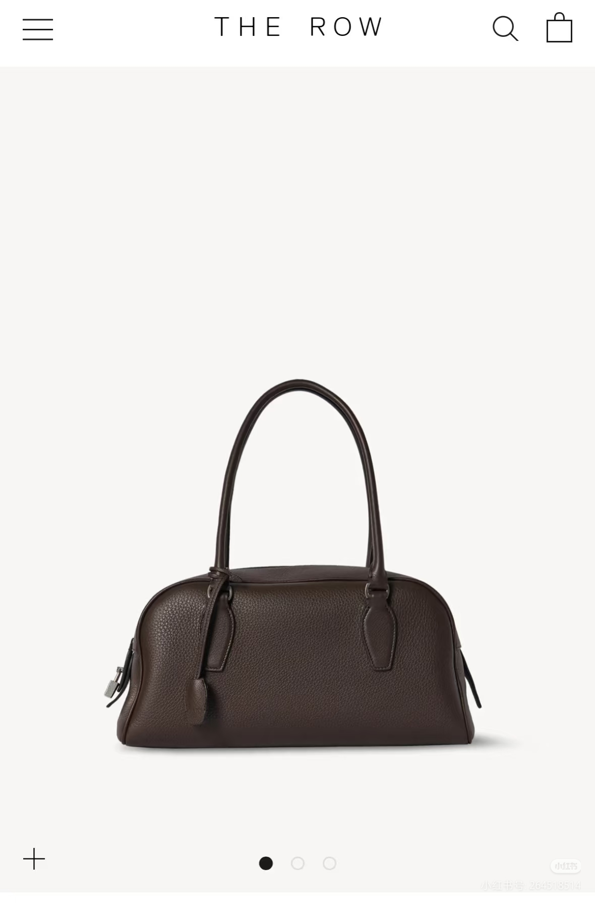 the ro w india长柄小众狠货质感控必看!秋冬大衣最佳CP这只咖色长柄真的太绝了质感温润低调，