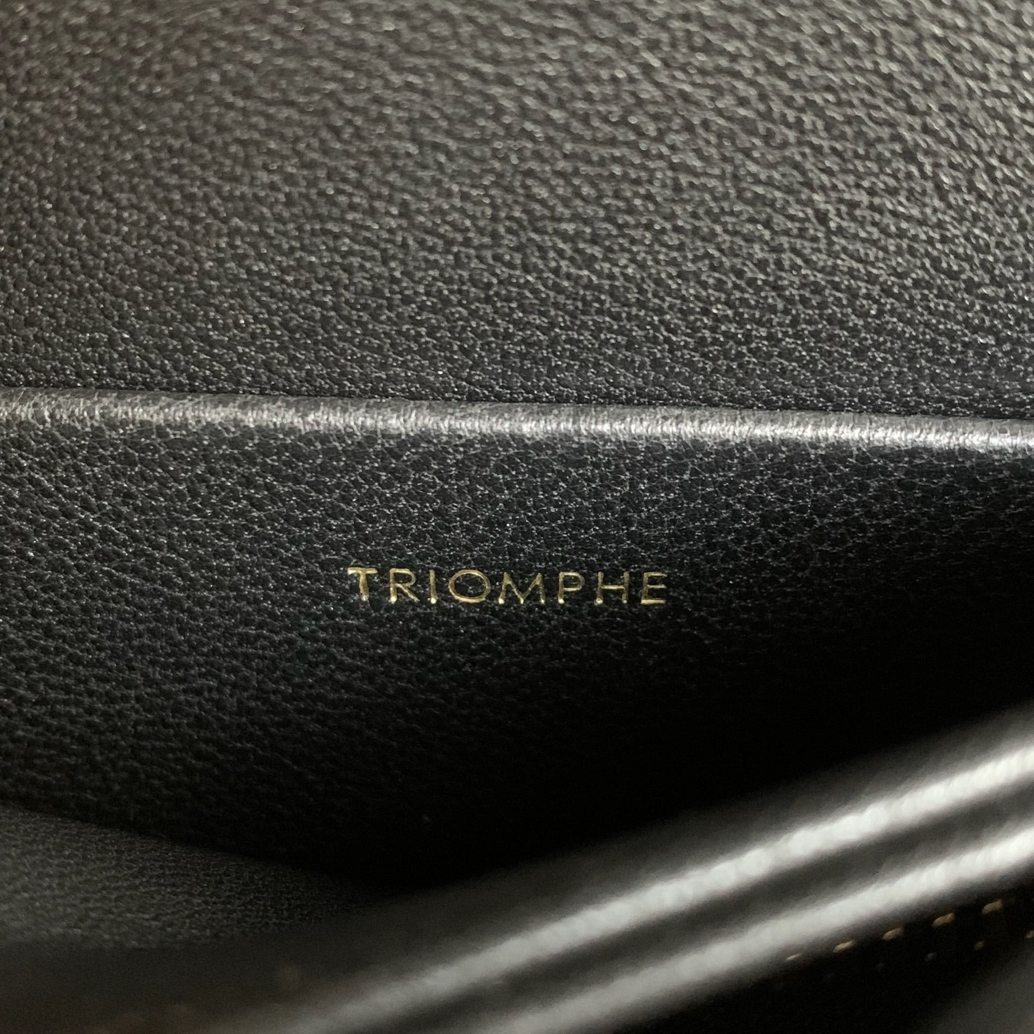 TEEN GARANCE牛皮革手袋18.5 X 13X6厘米 牛皮革羊皮革衬里肩背和手提TRIOMPHE