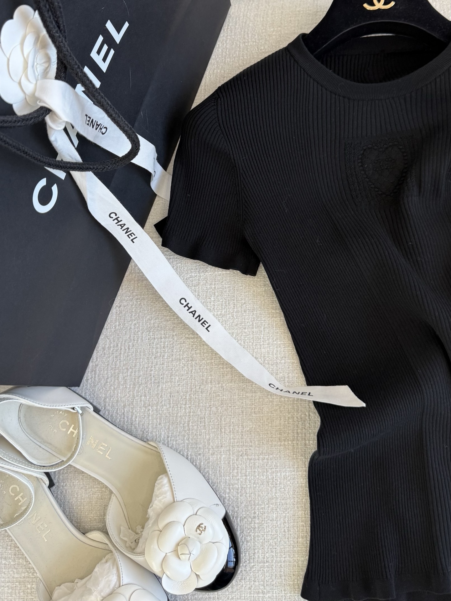 P648原单狠货女装 配包装黑色 细节图 - 图片 3