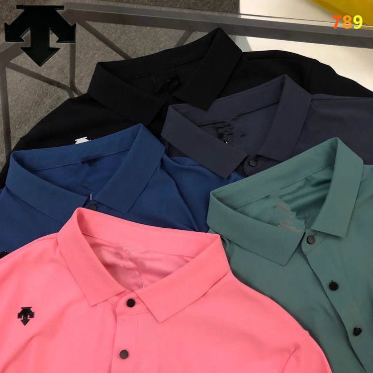 DESCENTE/迪桑特2023ss夏季男士科技透气冰爽速干短袖POLO衫