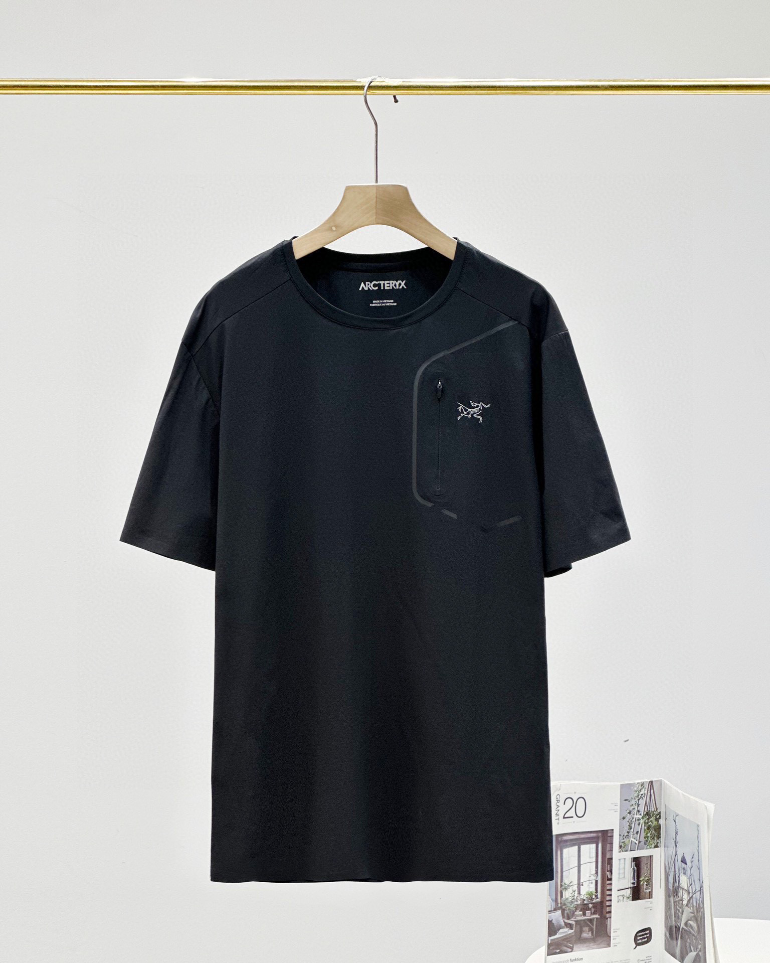 始祖鸟ARC‘TERYX*2024夏新款凉感速干T恤休闲冰丝速干短袖T恤