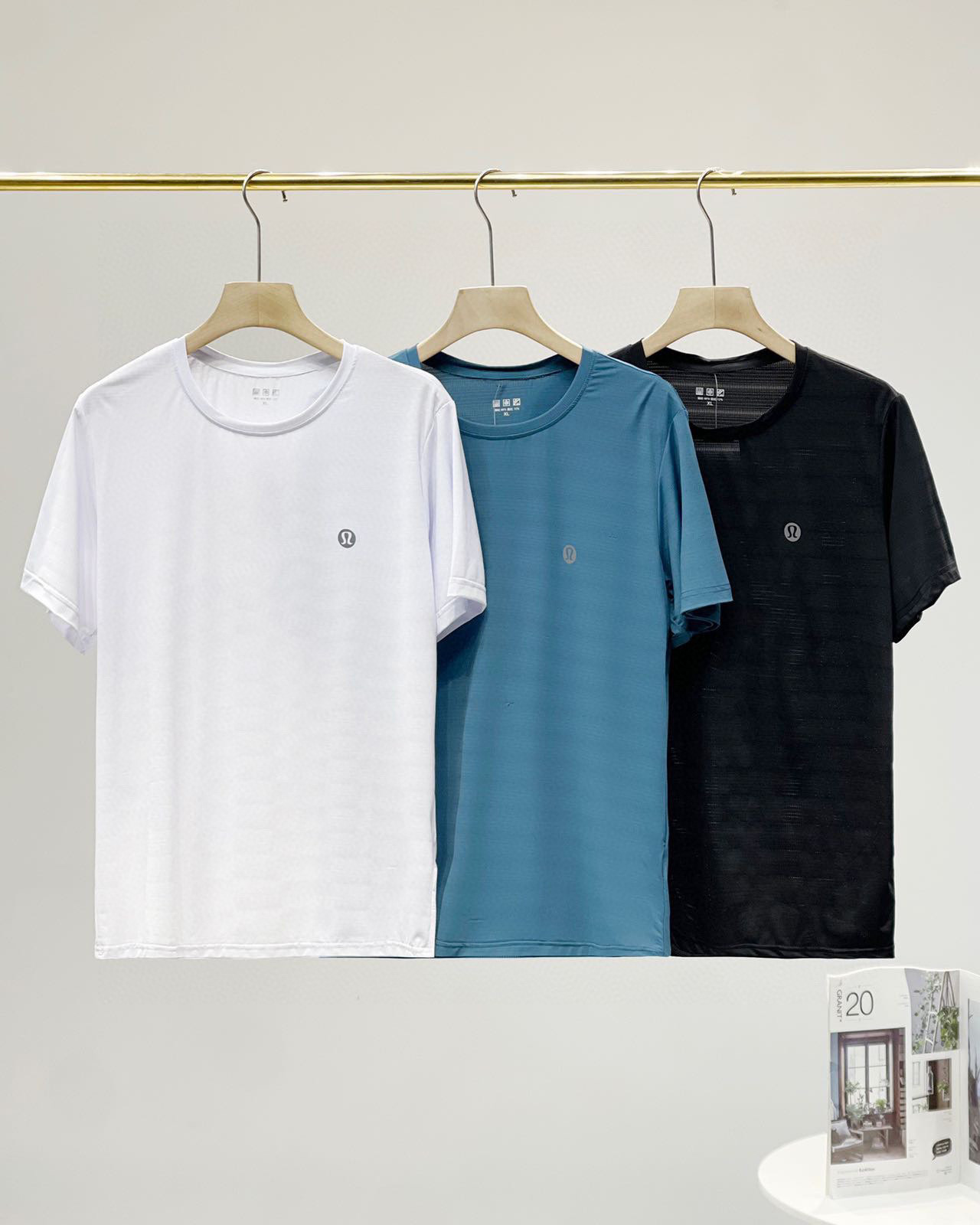 高端柜子同款lululemon男士圆领速干冰丝短袖T恤露露乐檬新款凉感上衣