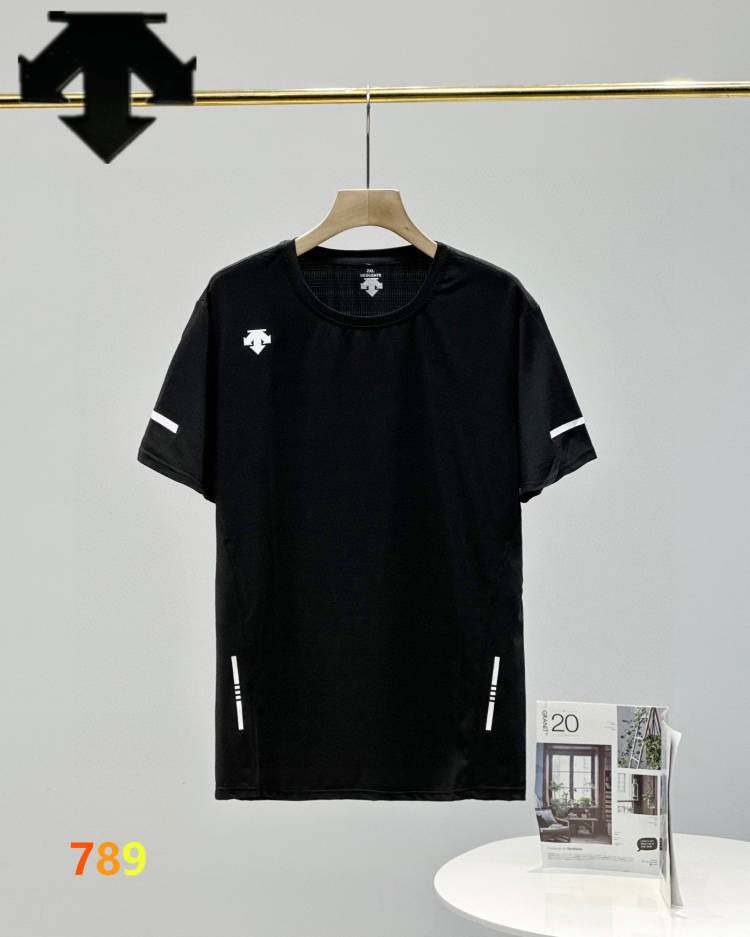 迪桑特/ DESCENTE 夏新款男士商务休闲Polo衫冰丝速干短袖T恤