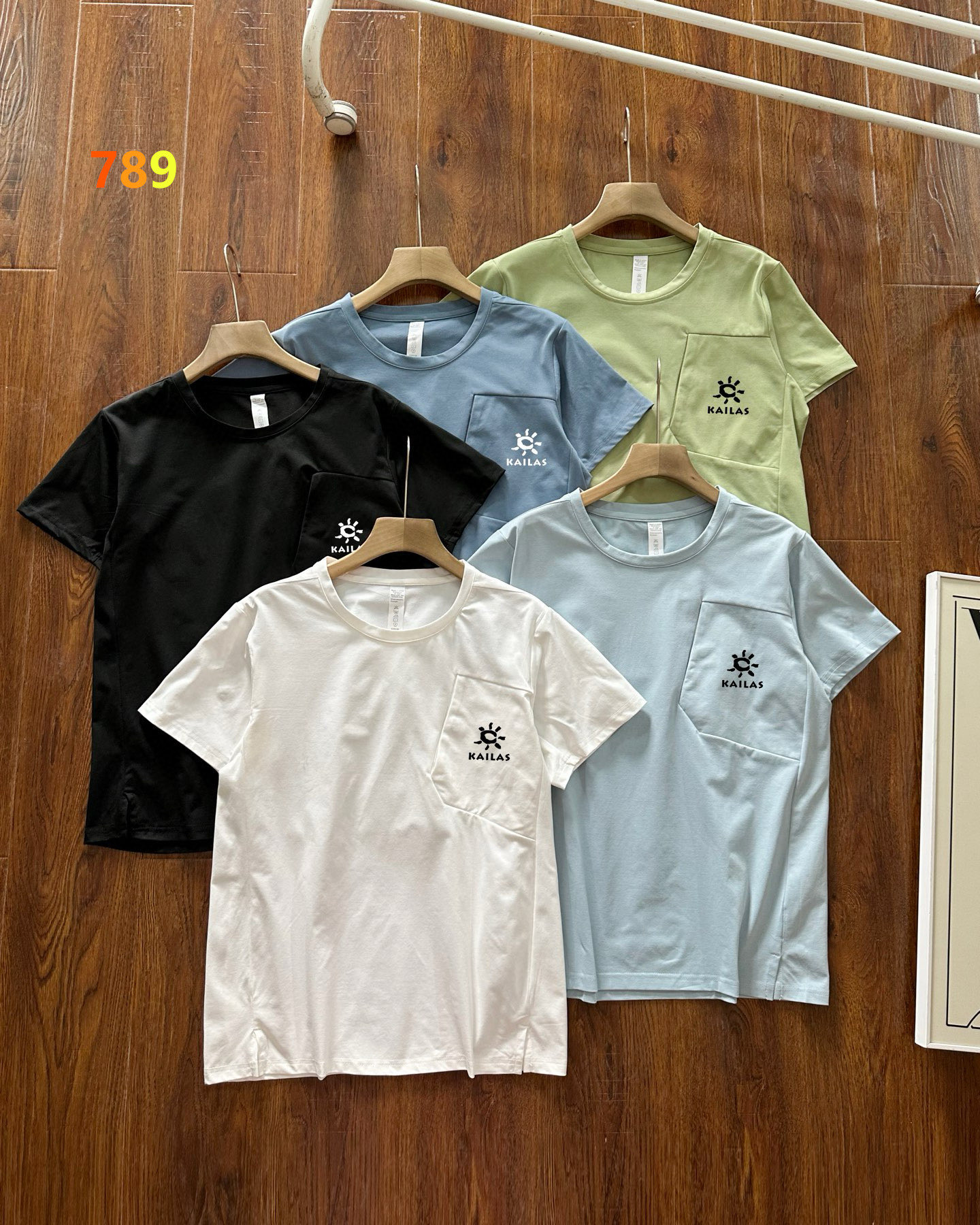 凯乐石冰丝短袖韩国进口冰丝速干面料 超级舒适 面料采穿起来凉嗖嗖的