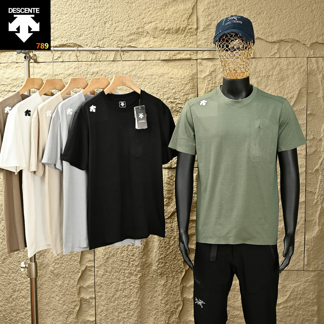 DESCENTE/迪桑特户外休闲无痕速干透气短袖