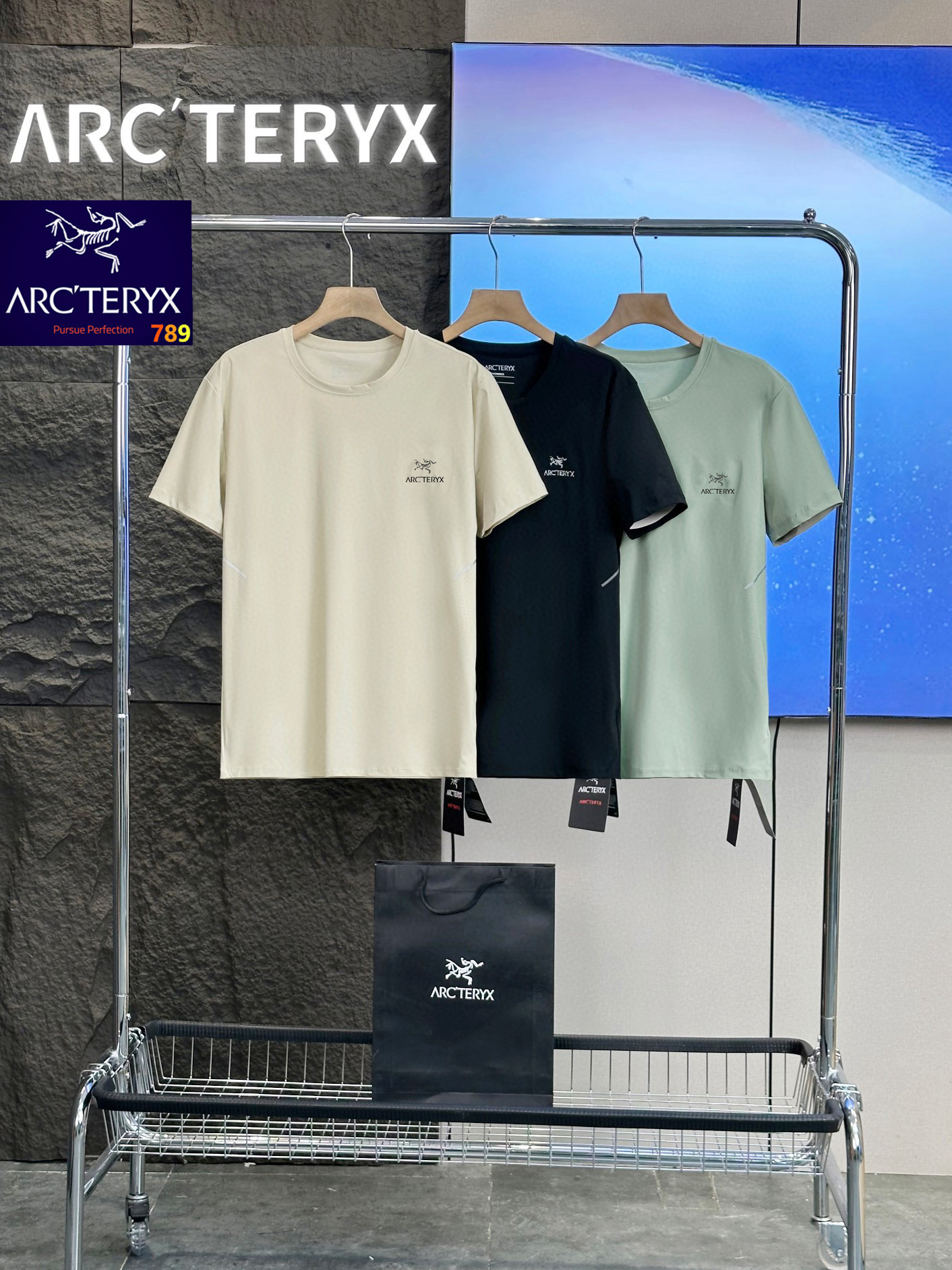 ARCTERYX/始祖鸟2025夏季无痕冰丝速干短袖T恤