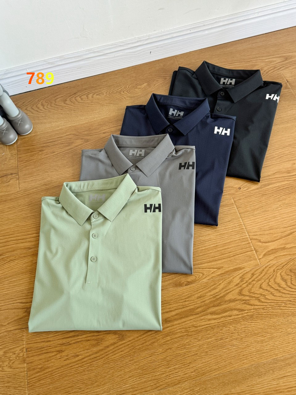 2025新品来袭 主推 HELLY HANSEN/HH 海丽汉森男士户外运动冰丝无痕防晒5色冰丝短袖