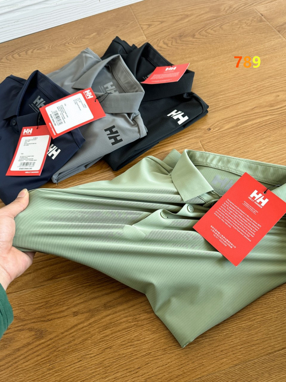 2025新品来袭 主推 HELLY HANSEN/HH 海丽汉森男士户外运动冰丝无痕防晒5色冰丝短袖