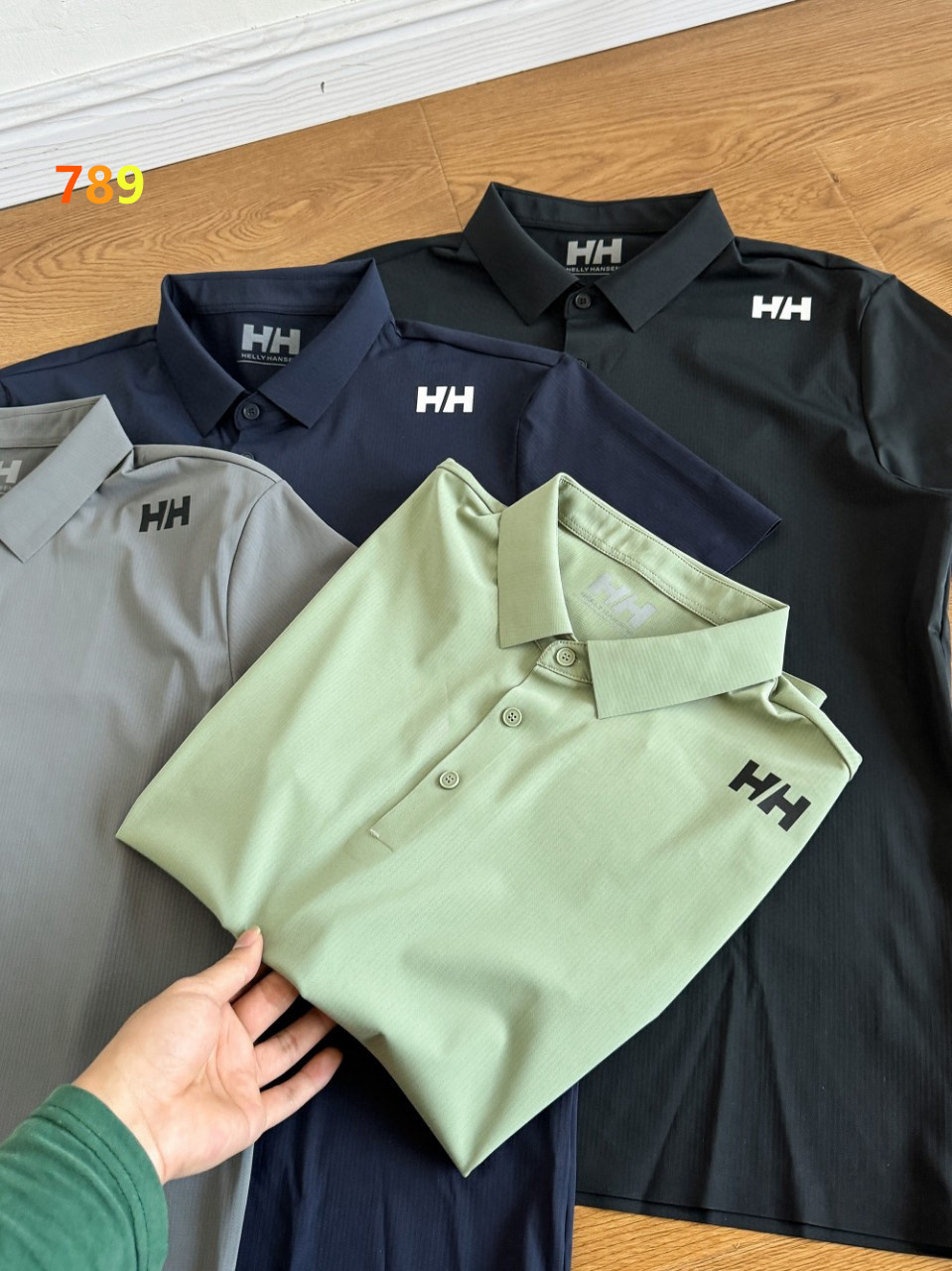2025新品来袭 主推 HELLY HANSEN/HH 海丽汉森男士户外运动冰丝无痕防晒5色冰丝短袖