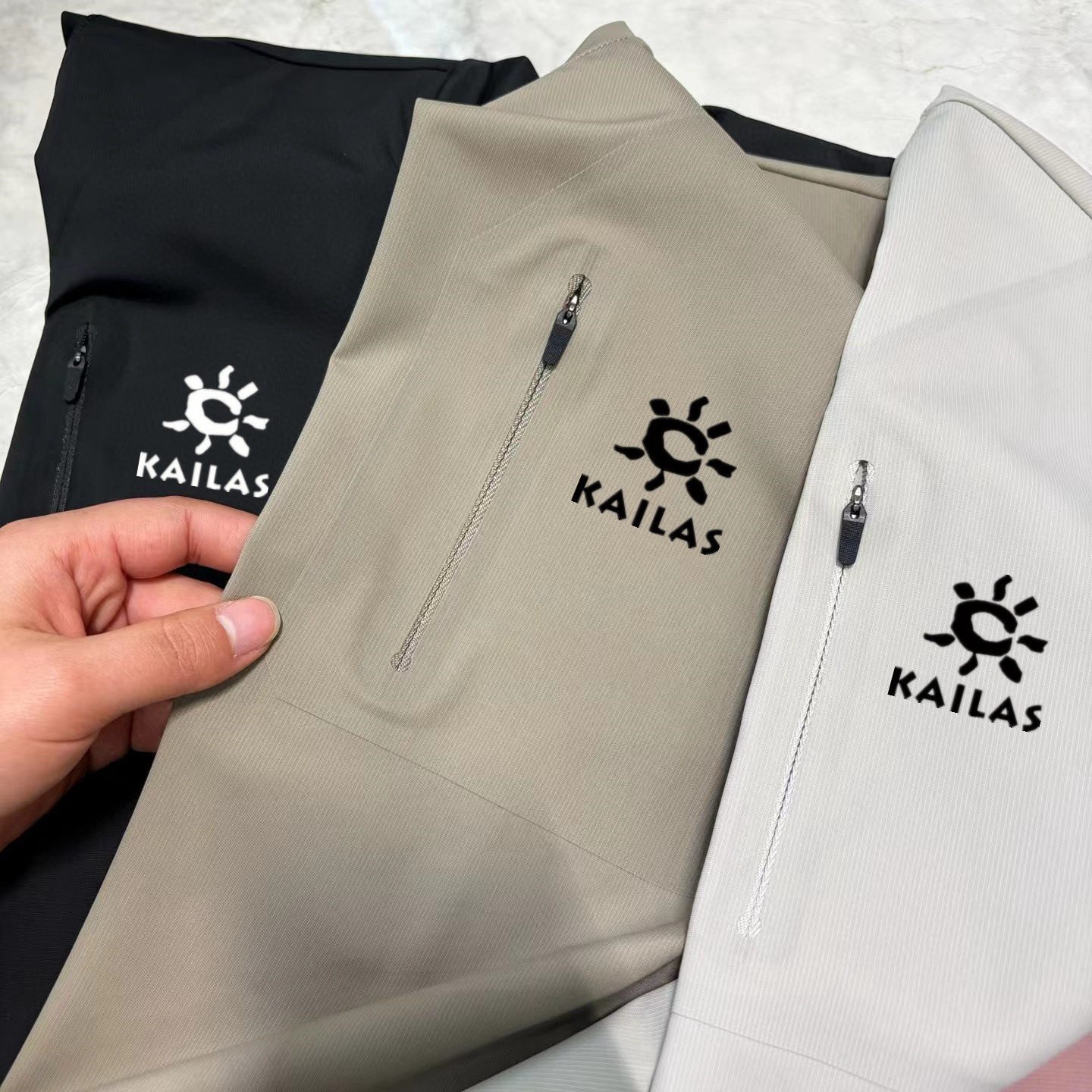 KAILAS凯乐石夏季新款压胶冰丝短袖