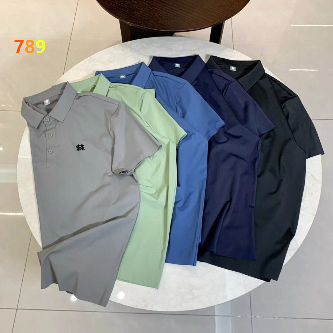 KOLON SPORT 可隆夏季新款冰丝压胶速干短袖polo衫 迪冰肤短袖