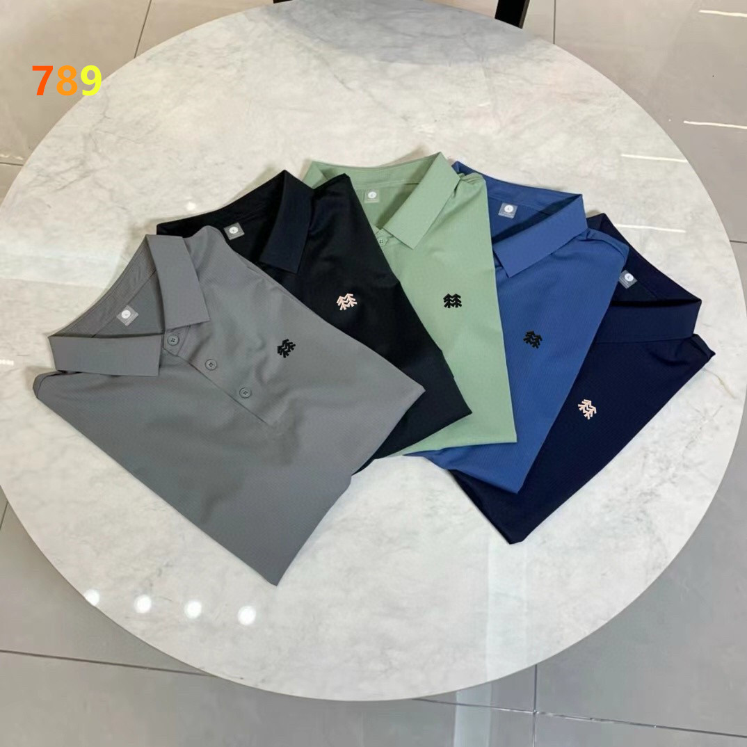 KOLON SPORT 可隆夏季新款冰丝压胶速干短袖polo衫 迪冰肤短袖