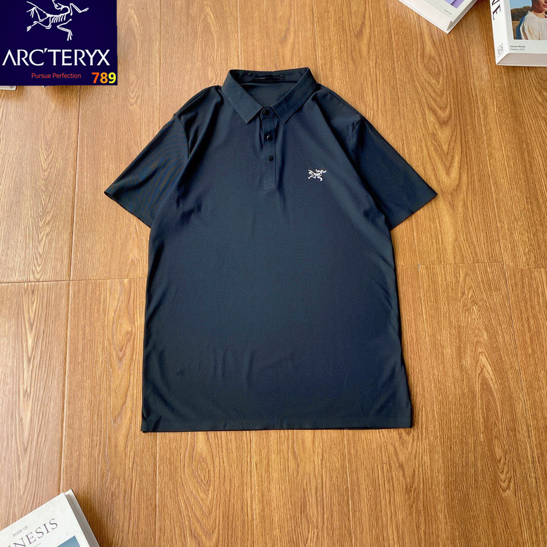 Arc'teryx始祖鸟专柜同款夏季冰丝短袖POLO衫T恤