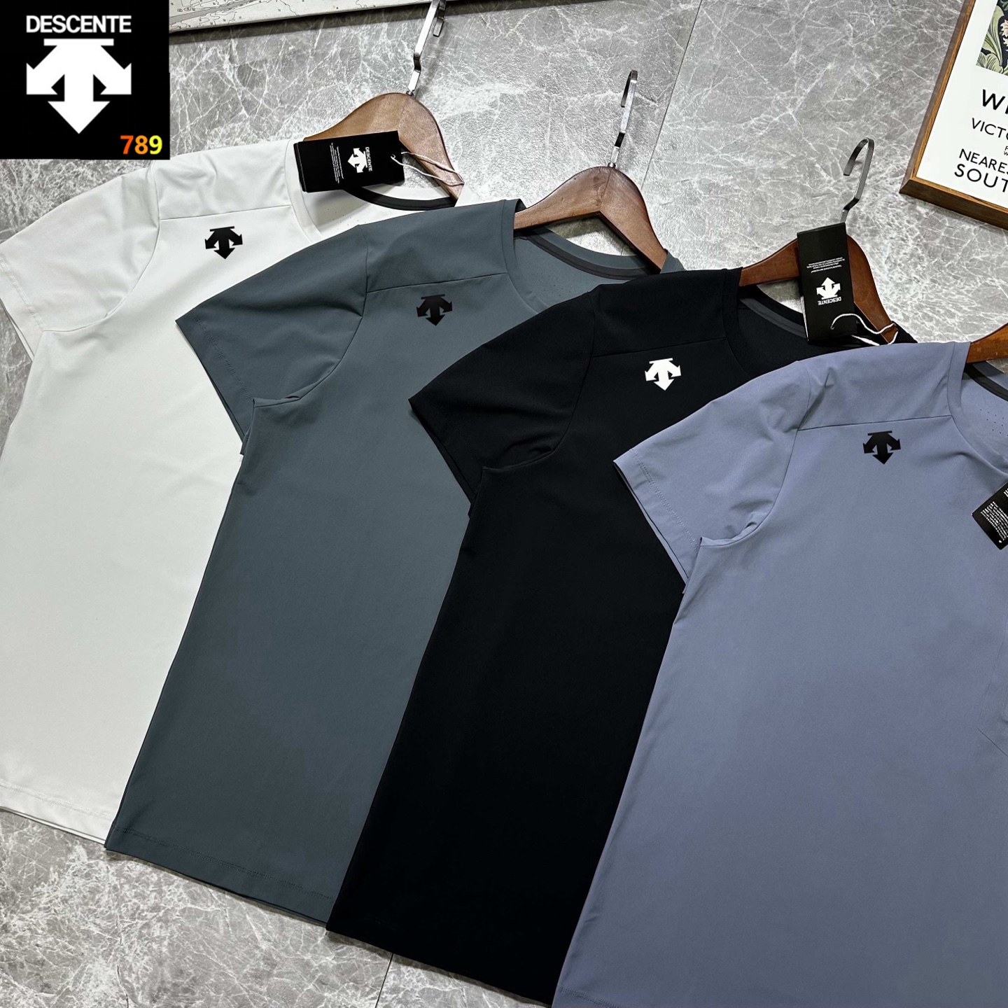 DESCENTE / 迪桑特 二色综训运动健身男女同款清爽速干短袖T恤夏季新款