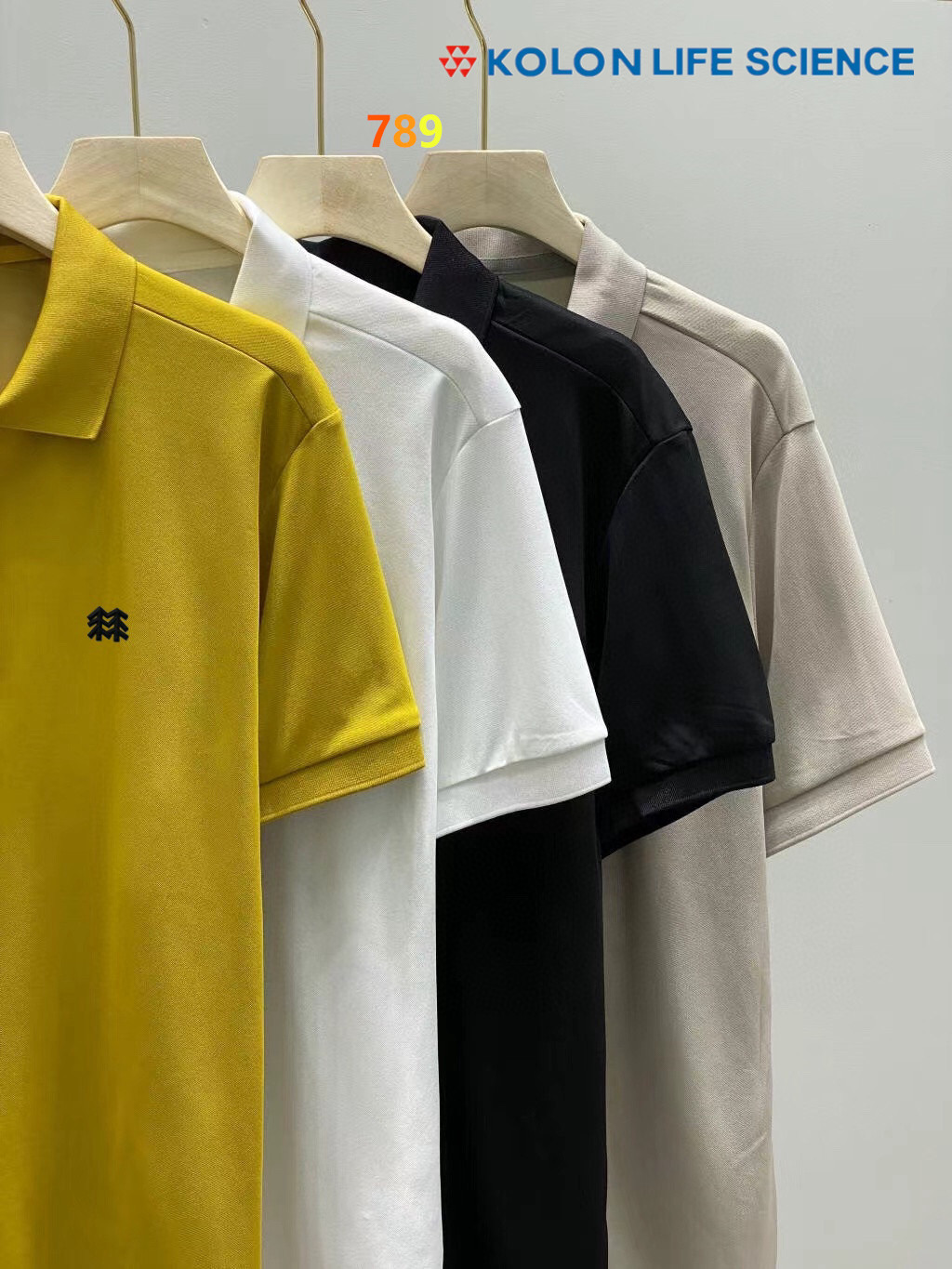 科隆KOLON SPORT夏款上新 polo半拉链短袖