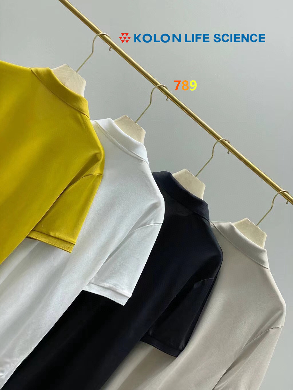 科隆KOLON SPORT夏款上新 polo半拉链短袖