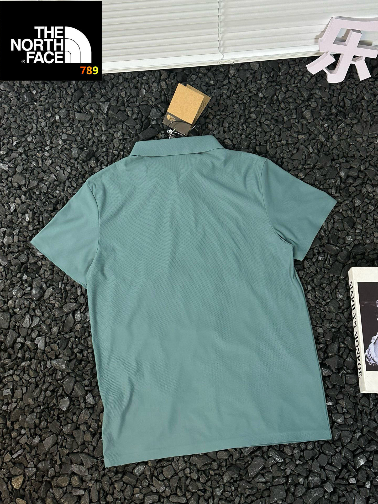 - 北面/The Nirth Face 24ss夏季硅胶翻领POLO衫户外速干短袖