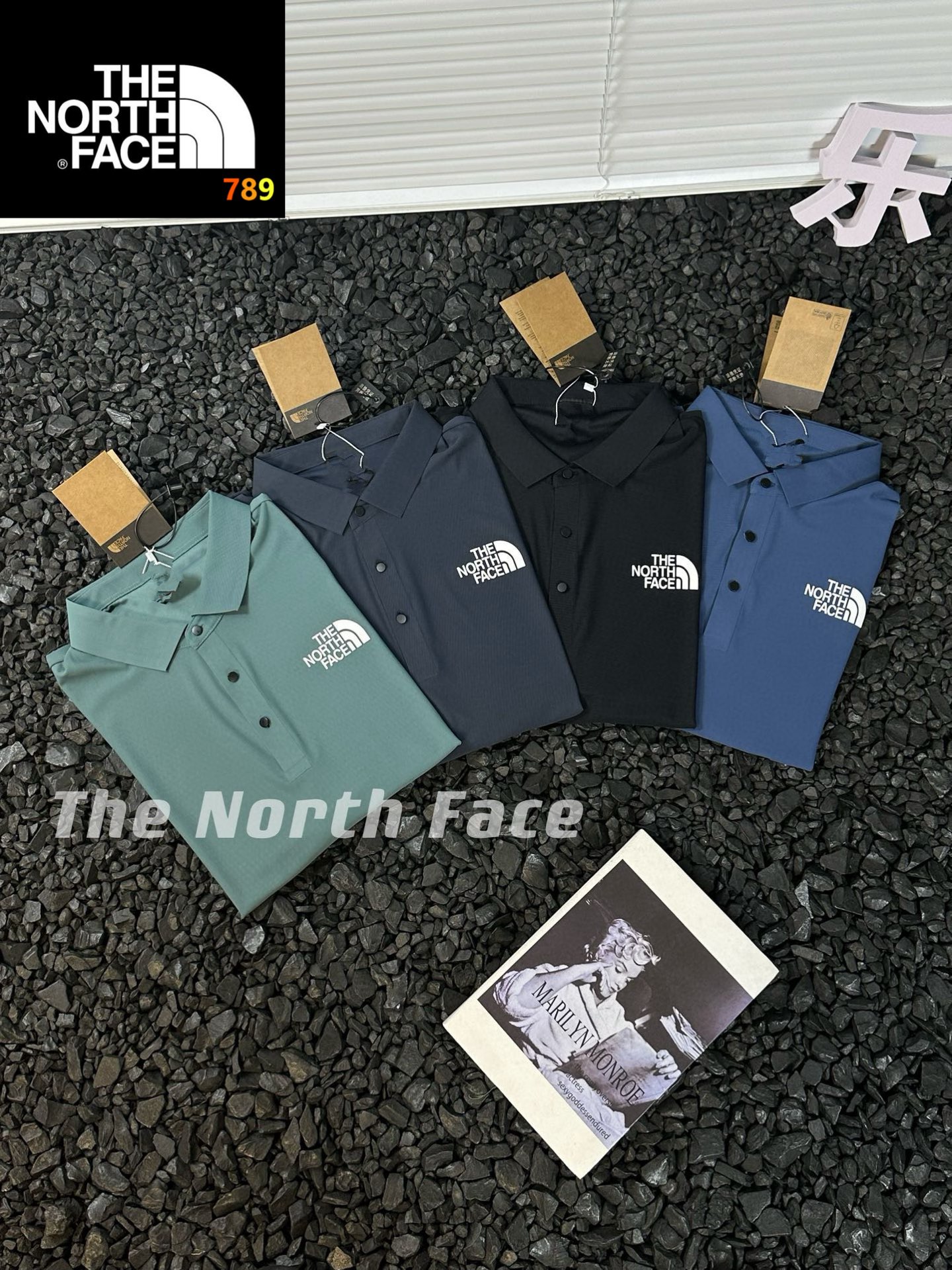 – 北面/The Nirth Face 24ss夏季硅胶翻领POLO衫户外速干短袖